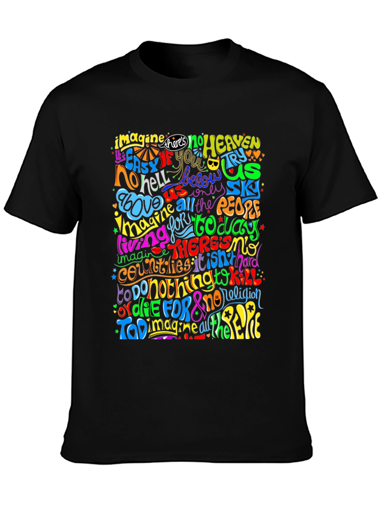 Imagine All the People Graphic T-Shirt