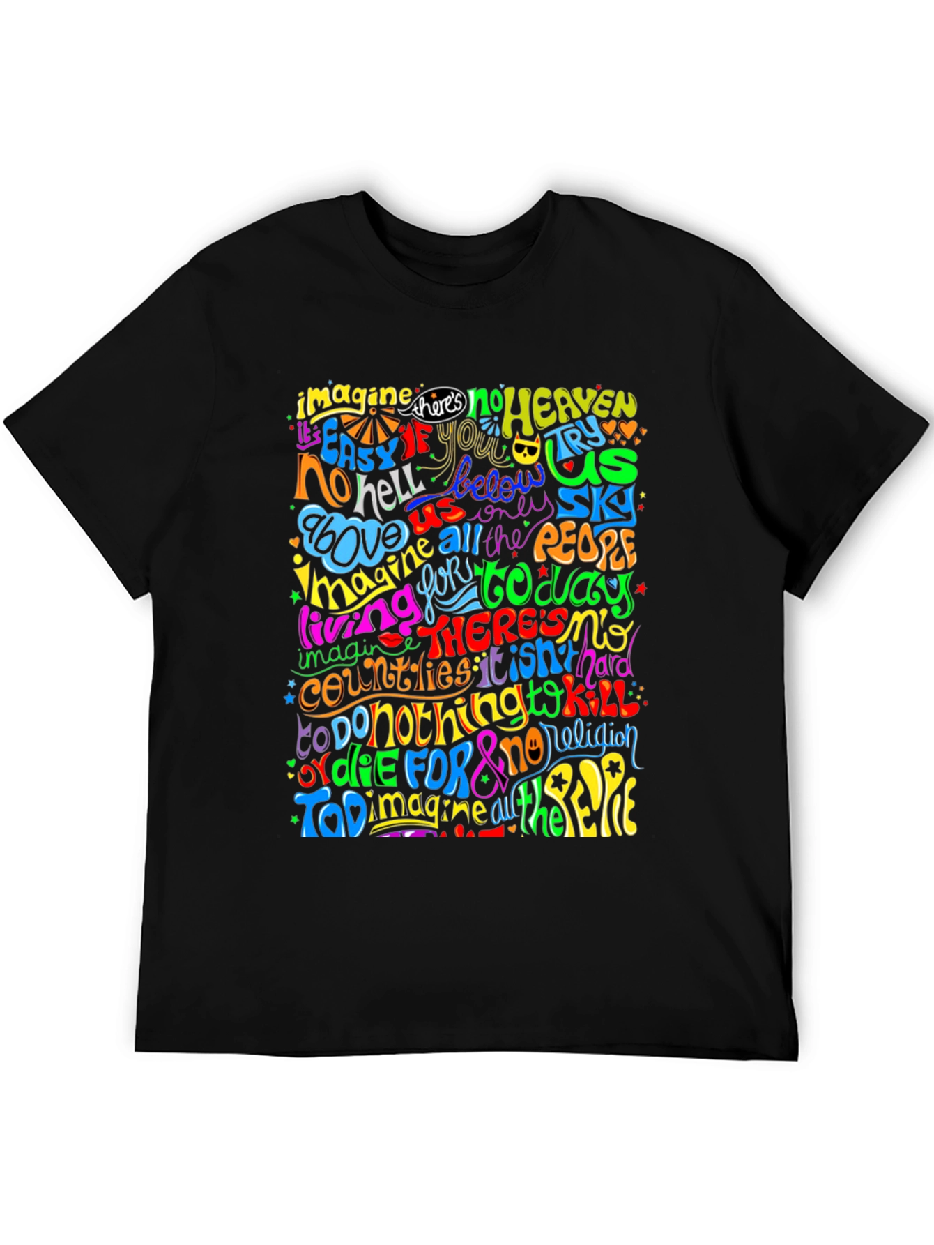 Imagine All the People Graphic T-Shirt