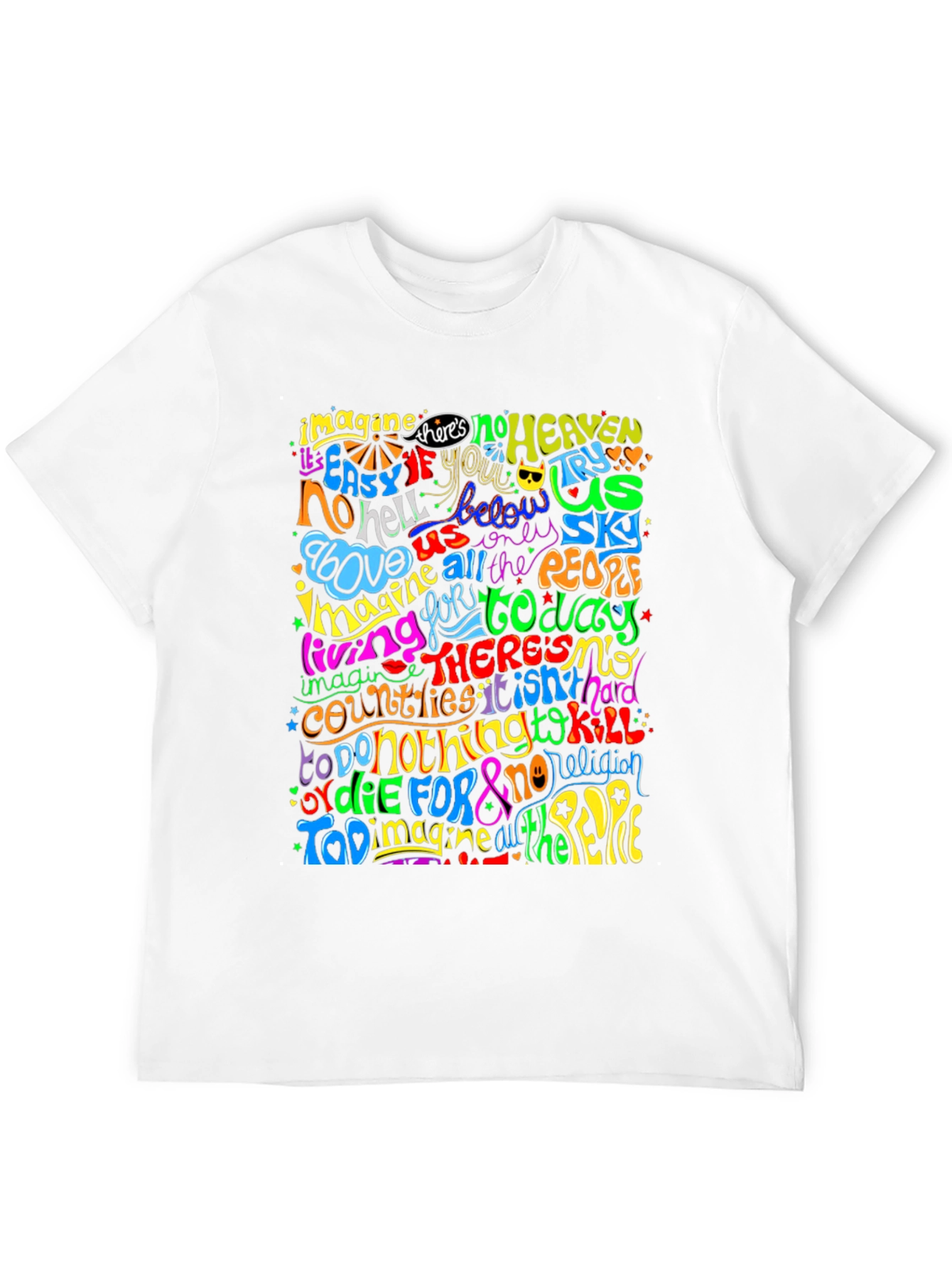 Imagine All the People Graphic T-Shirt