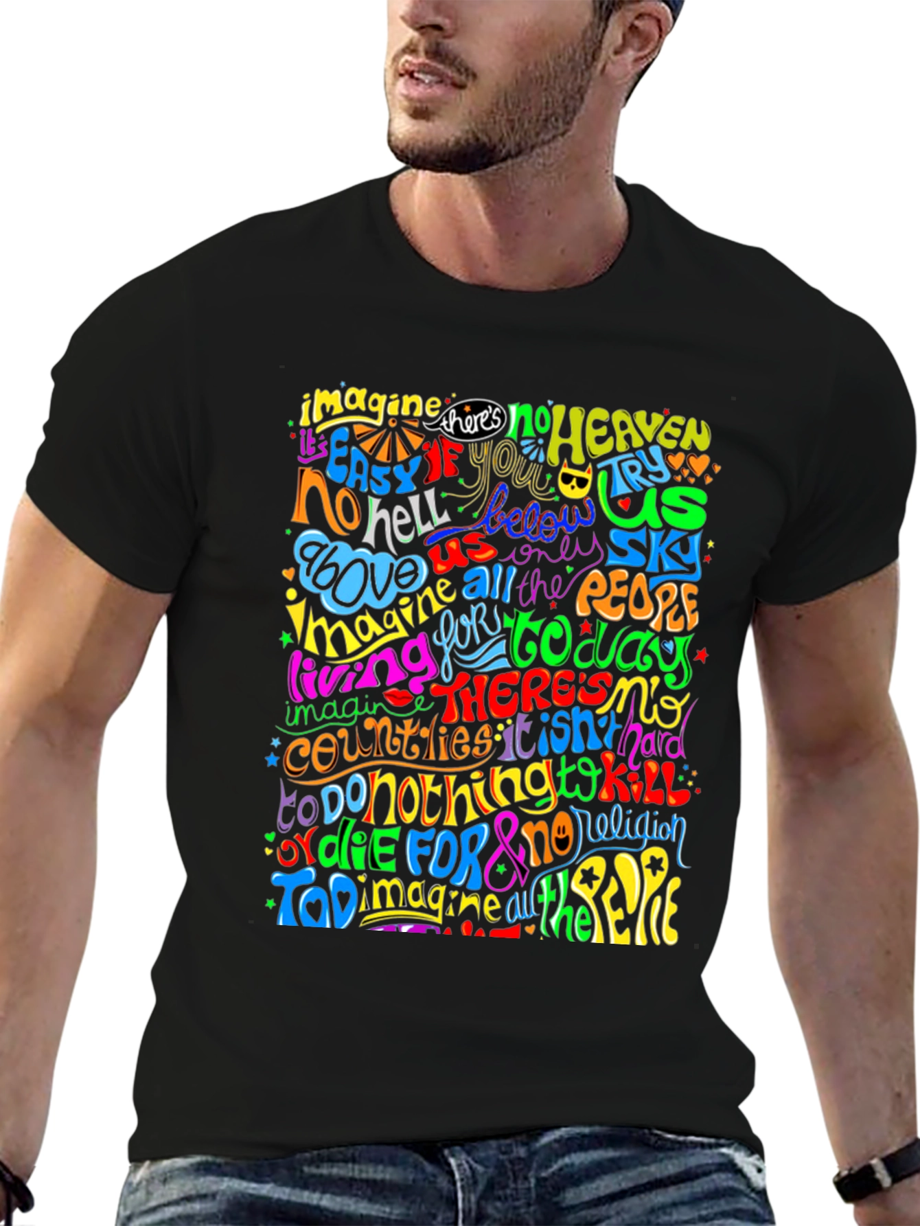 Imagine All the People Graphic T-Shirt