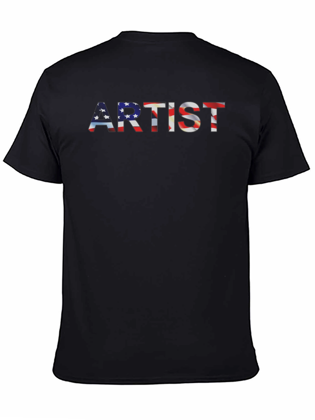 Patriotic Artist T-Shirt - American Flag Design