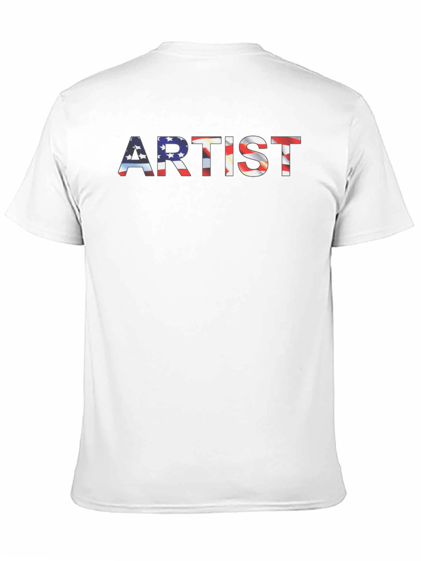 Patriotic Artist T-Shirt - American Flag Design