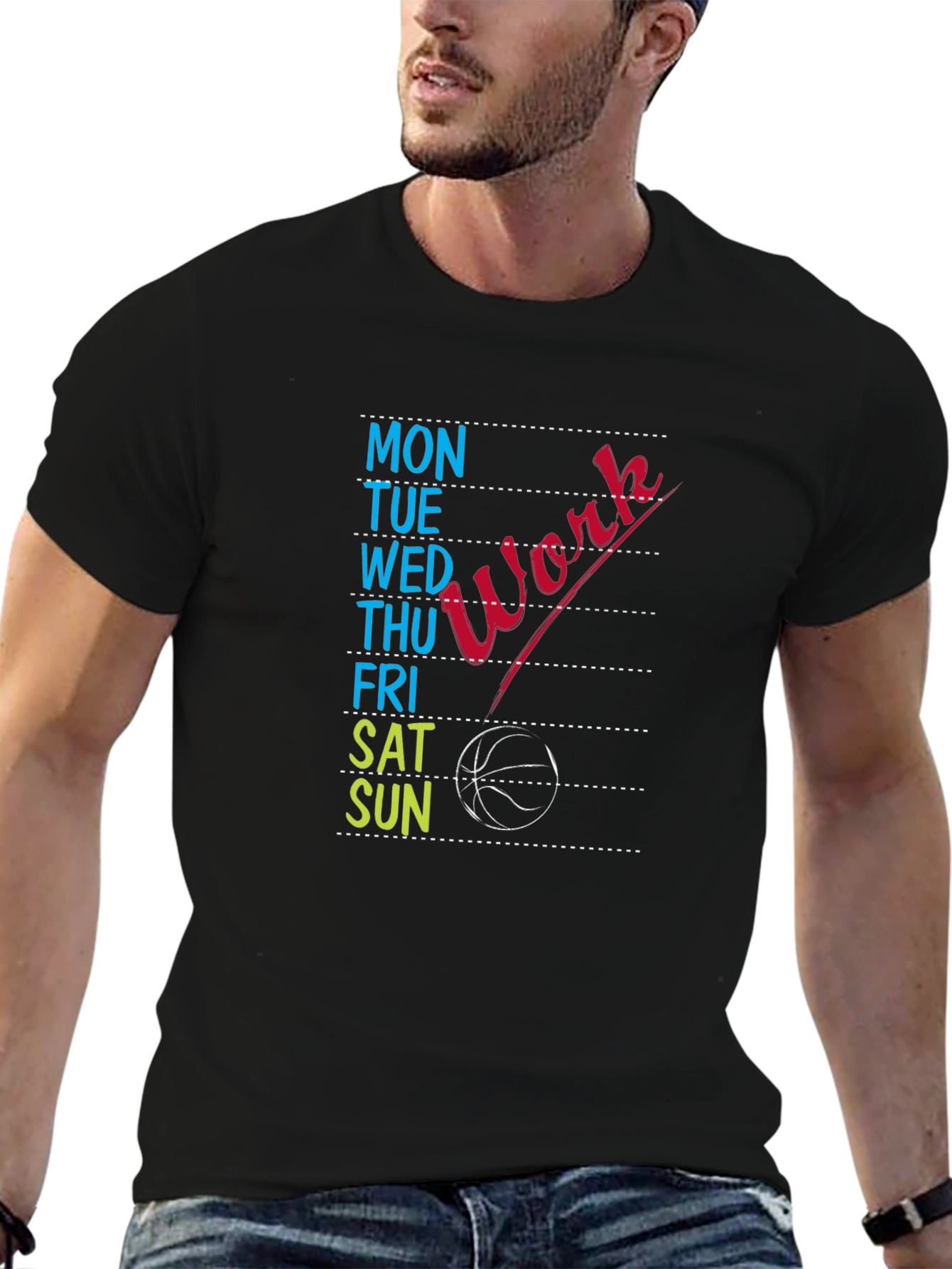 Work Basketball Days T-Shirt
