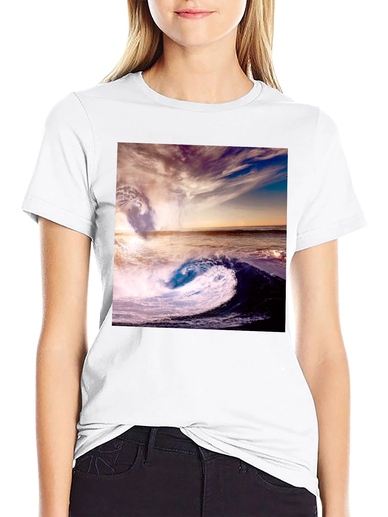 Ocean Wave Graphic T-Shirt