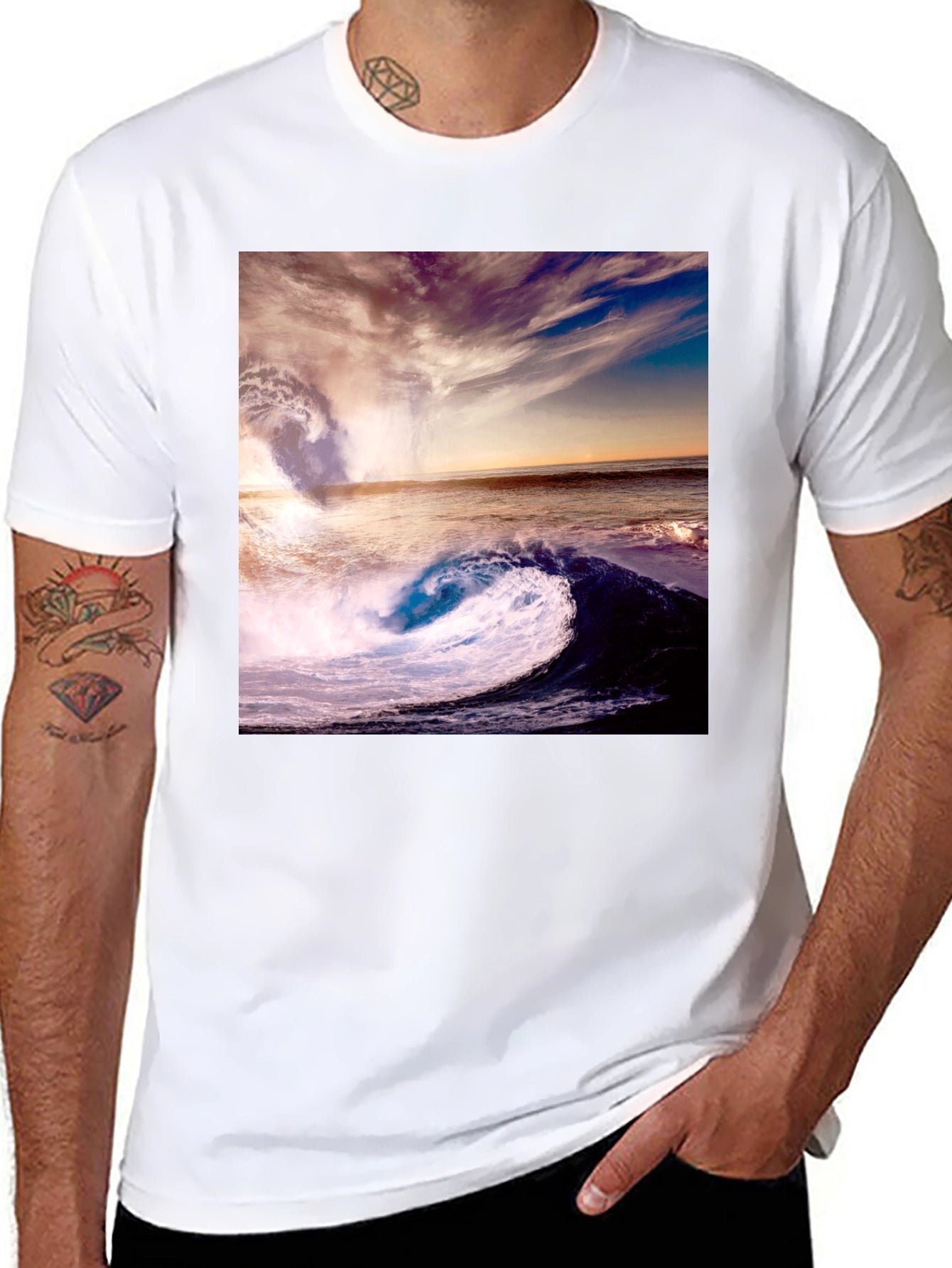 Ocean Wave Graphic T-Shirt