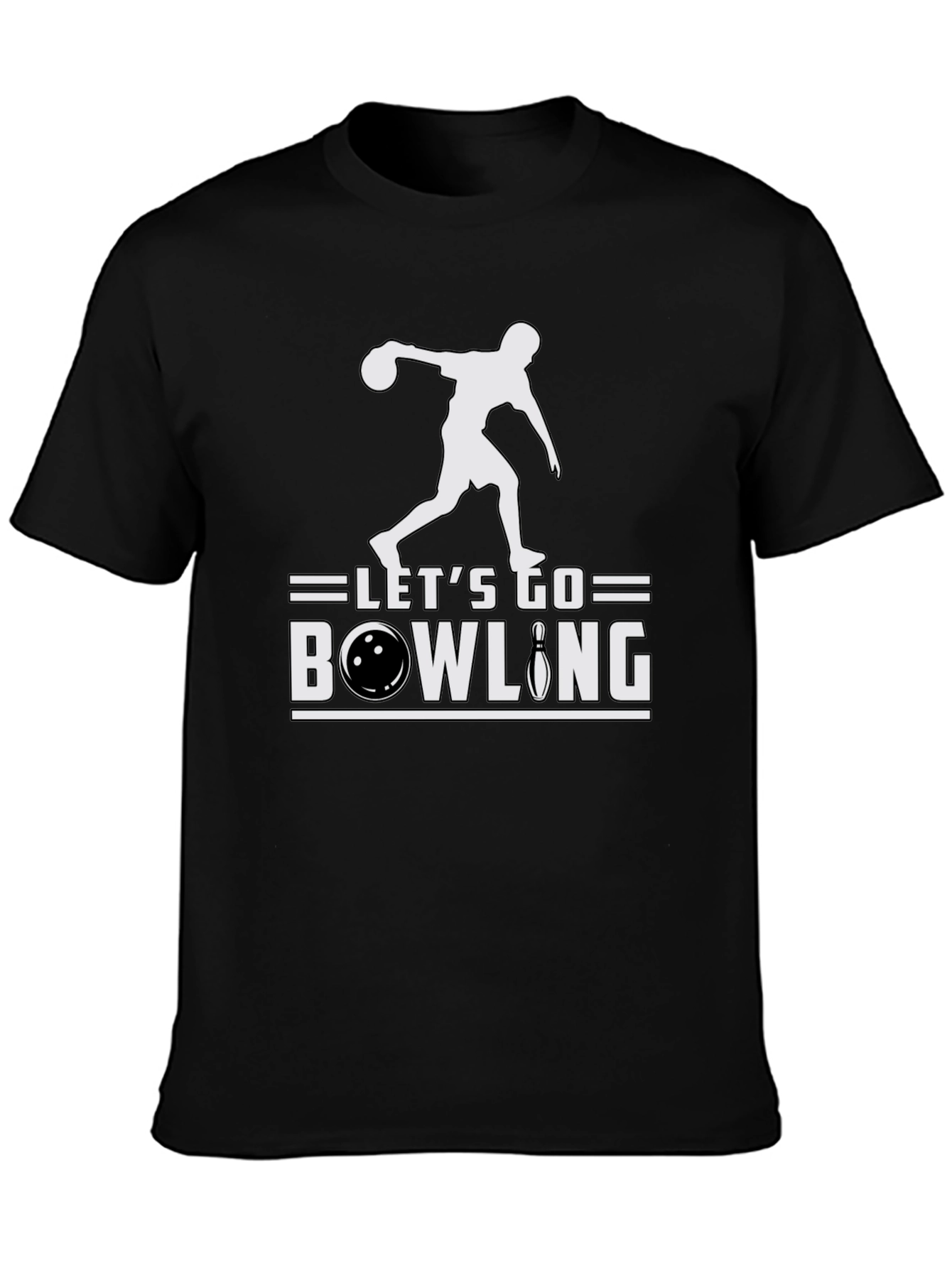 Lets Go Bowling T-Shirt - Strike Design