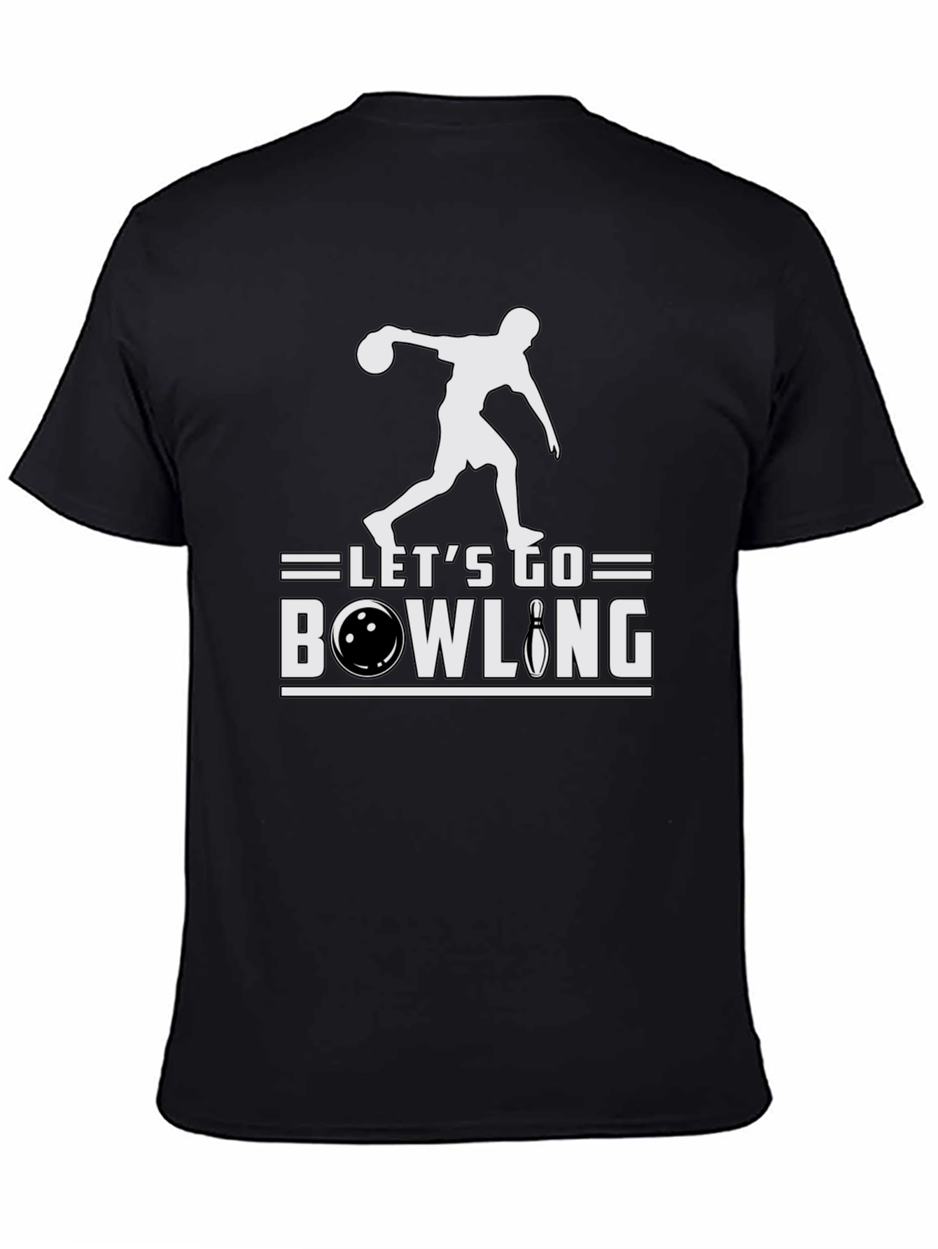 Lets Go Bowling T-Shirt - Strike Design
