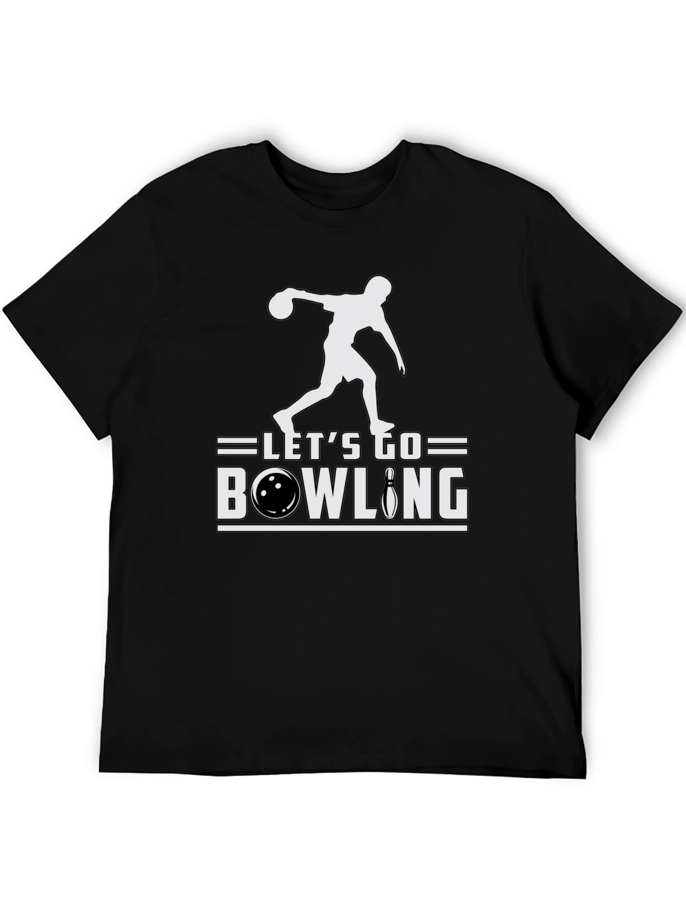 Lets Go Bowling T-Shirt - Strike Design