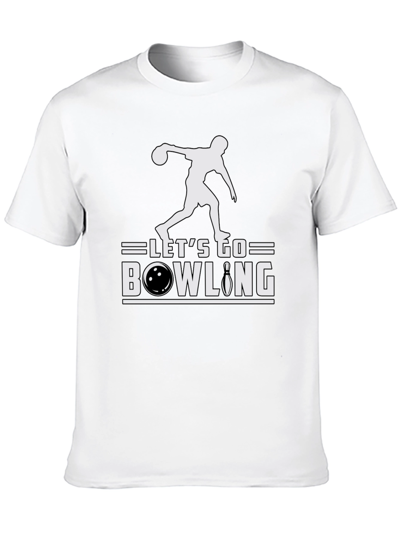 Lets Go Bowling T-Shirt - Strike Design