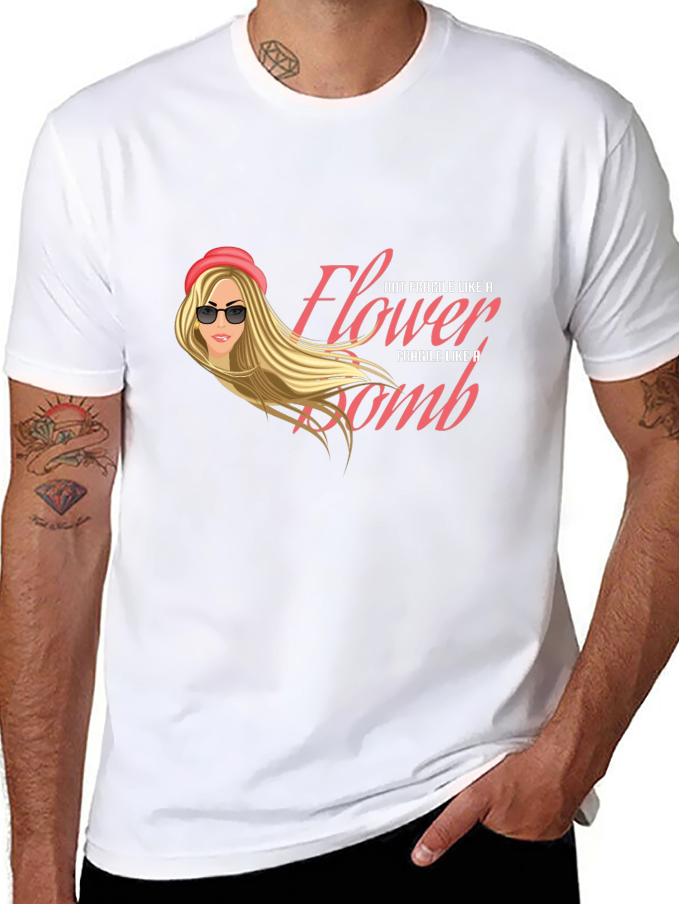 Flower Bomb Graphic Tee - Not Fragile T-Shirt