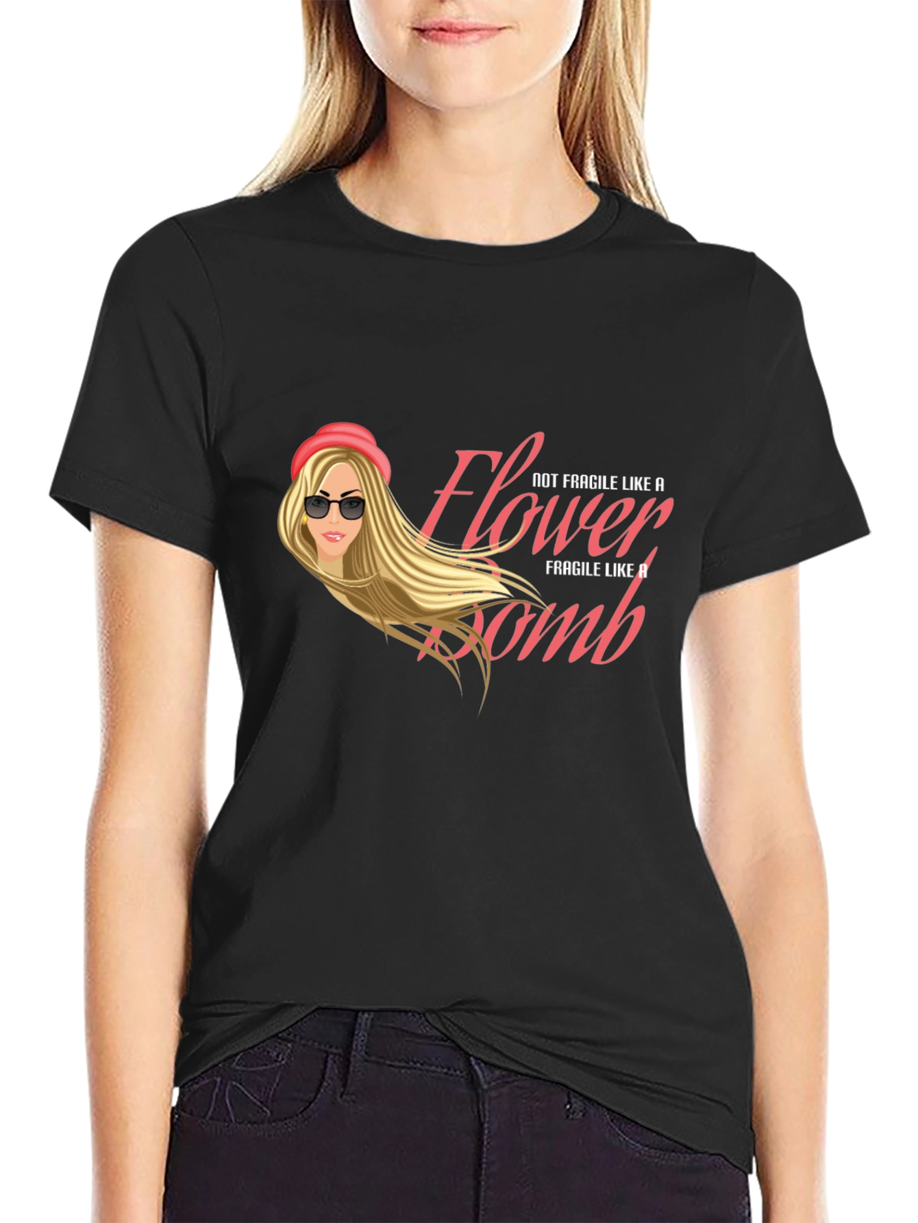 Flower Bomb Graphic Tee - Not Fragile T-Shirt