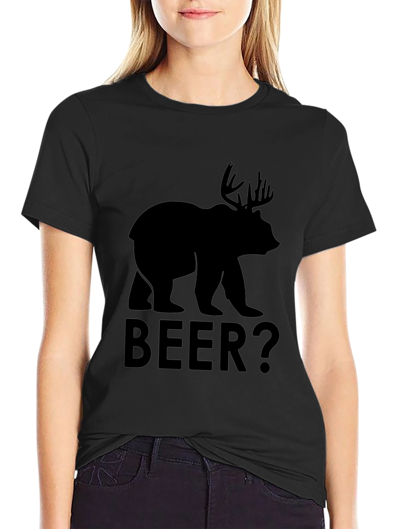Bear Moose BEER? Graphic T-Shirt