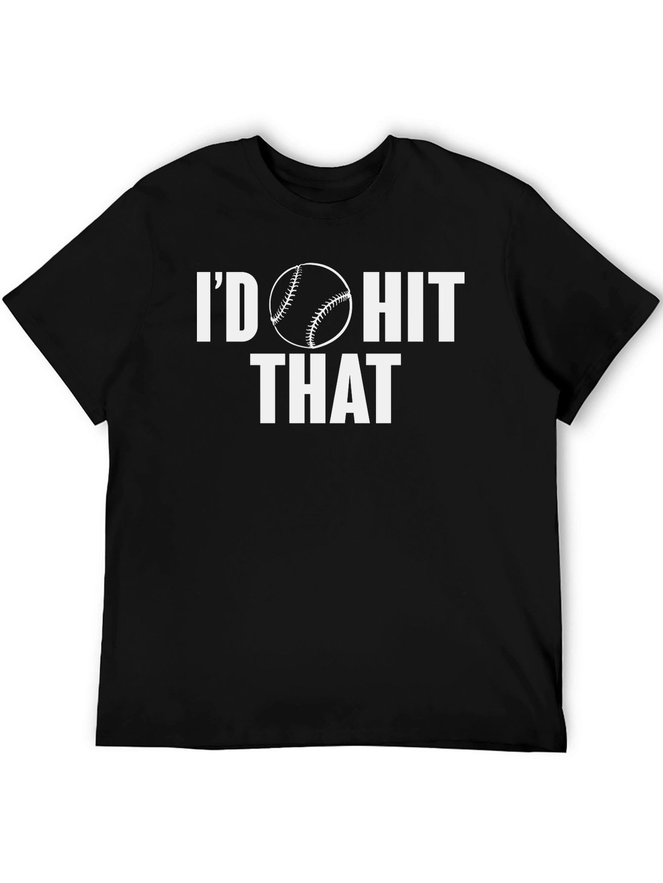 Id Hit That Baseball Graphic T-Shirt