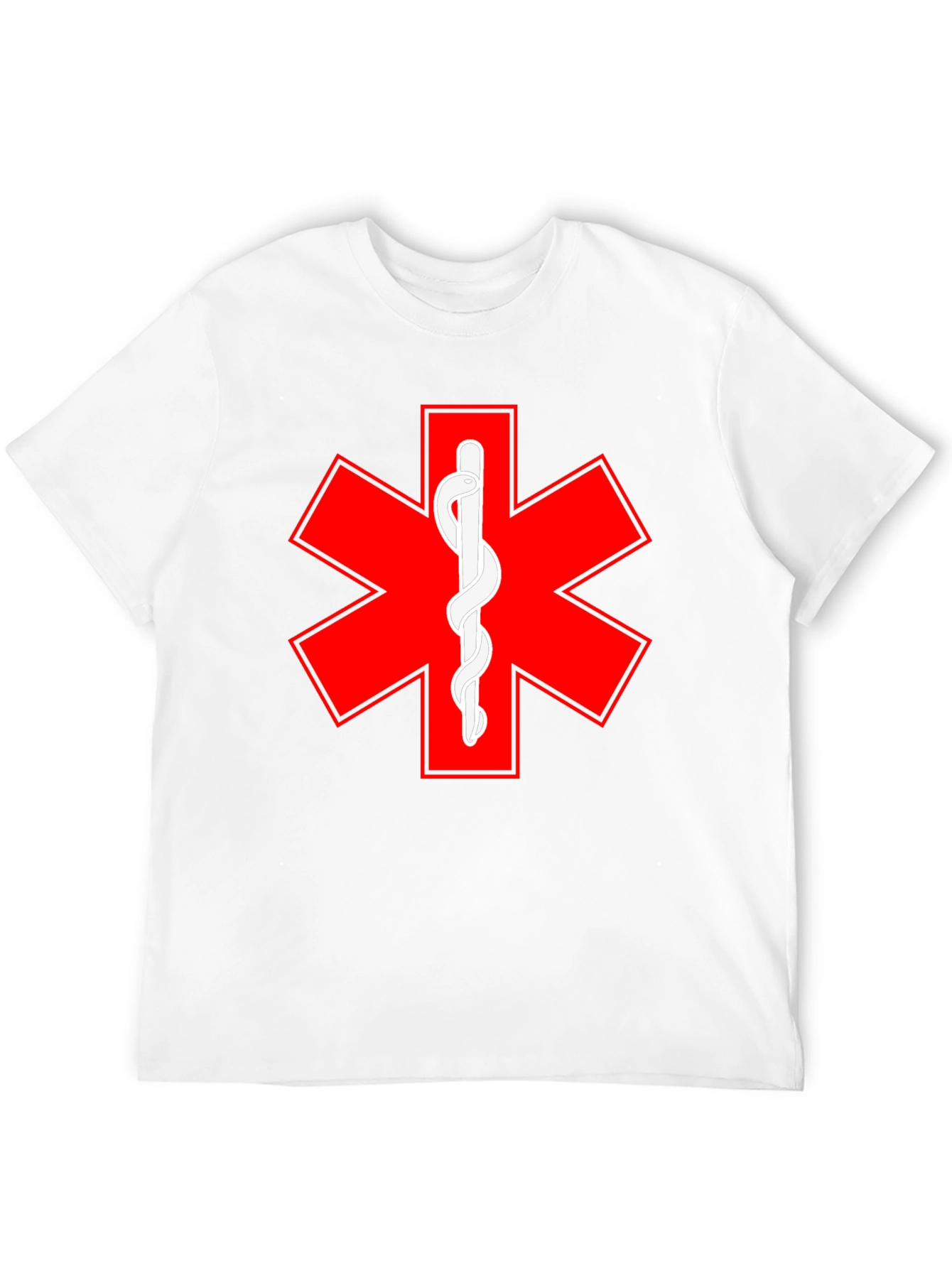 Star of Life EMT Medical T-Shirt - Black