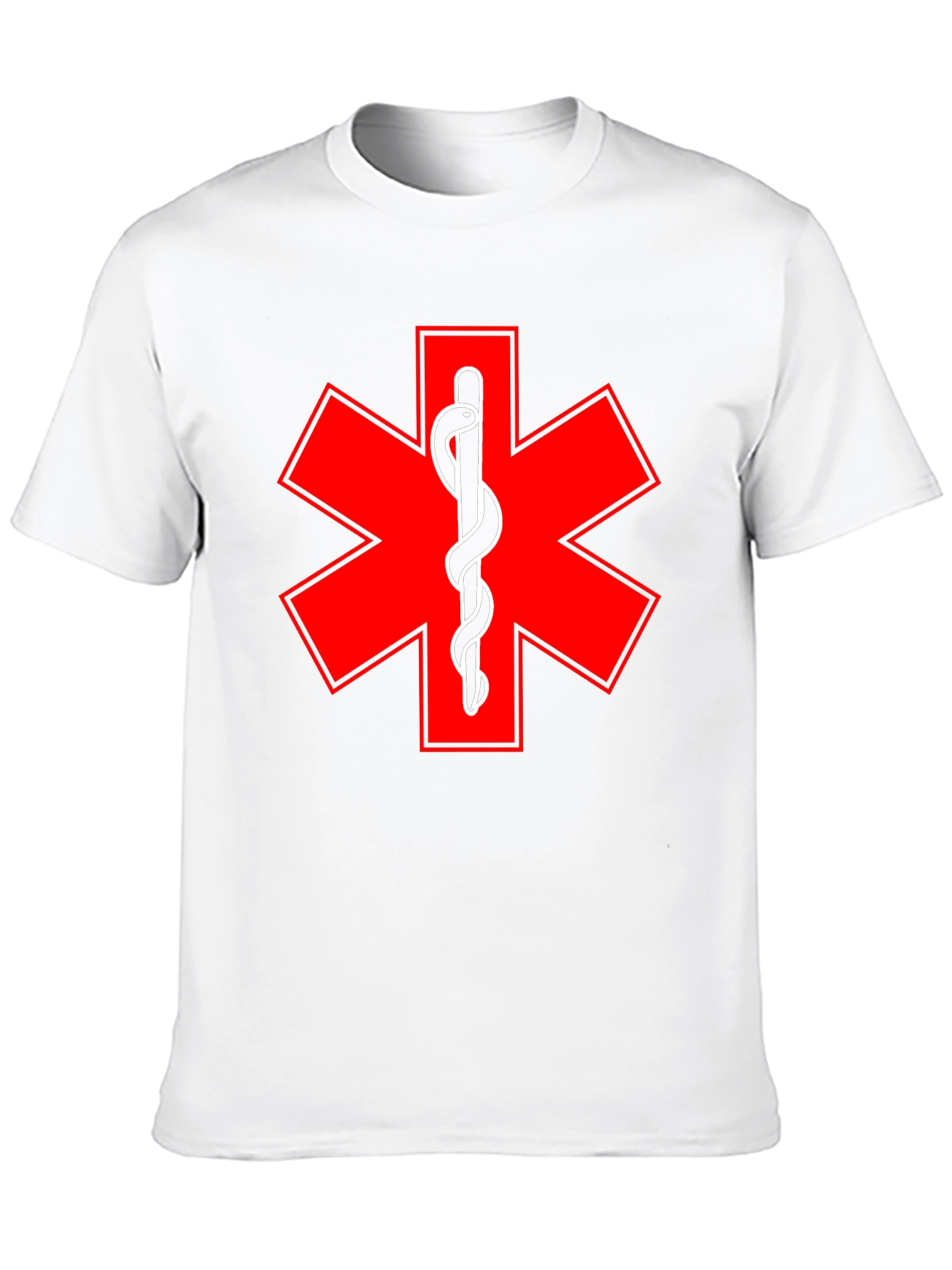 Star of Life EMT Medical T-Shirt - Black