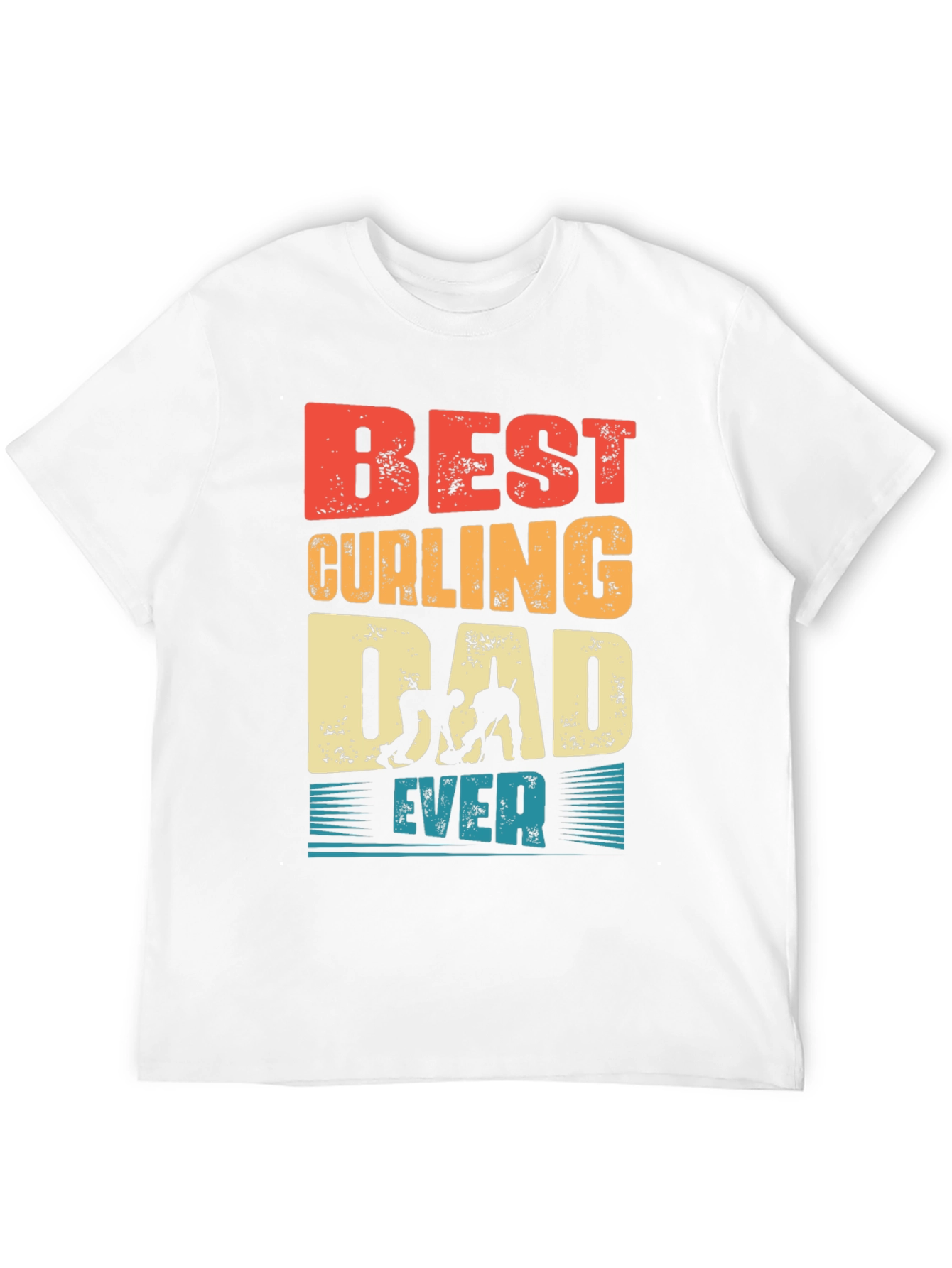 Best Curling Dad Ever T-Shirt