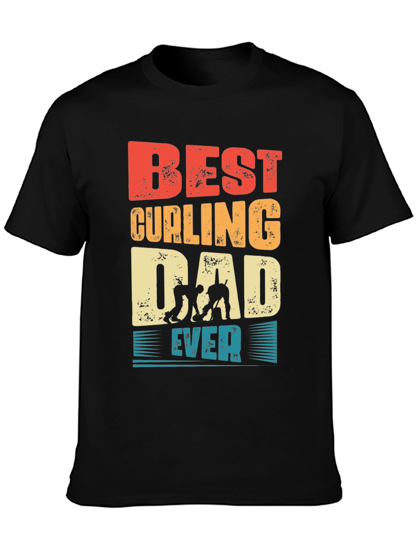 Best Curling Dad Ever T-Shirt