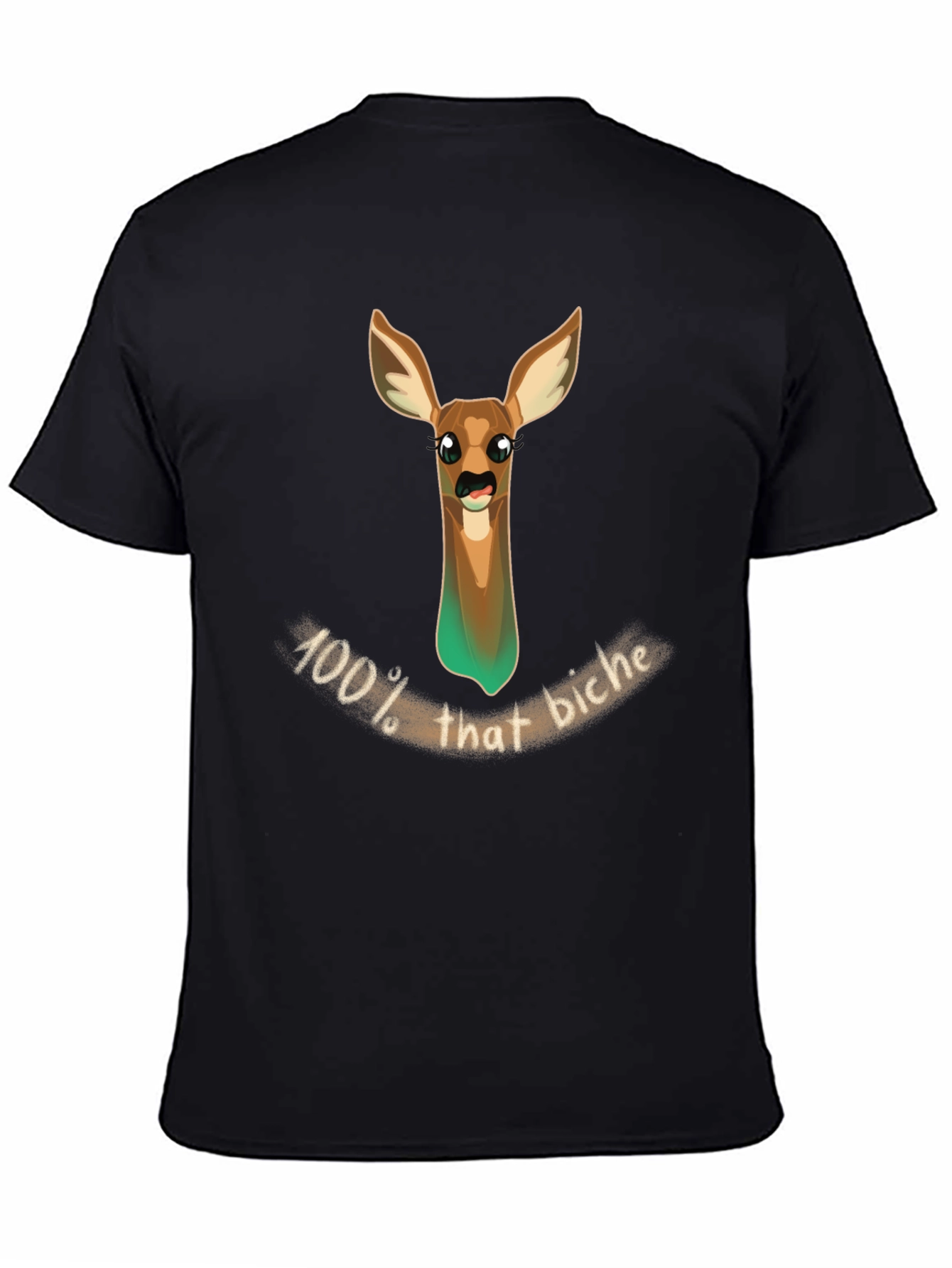 100% That Biche Deer Graphic Tee