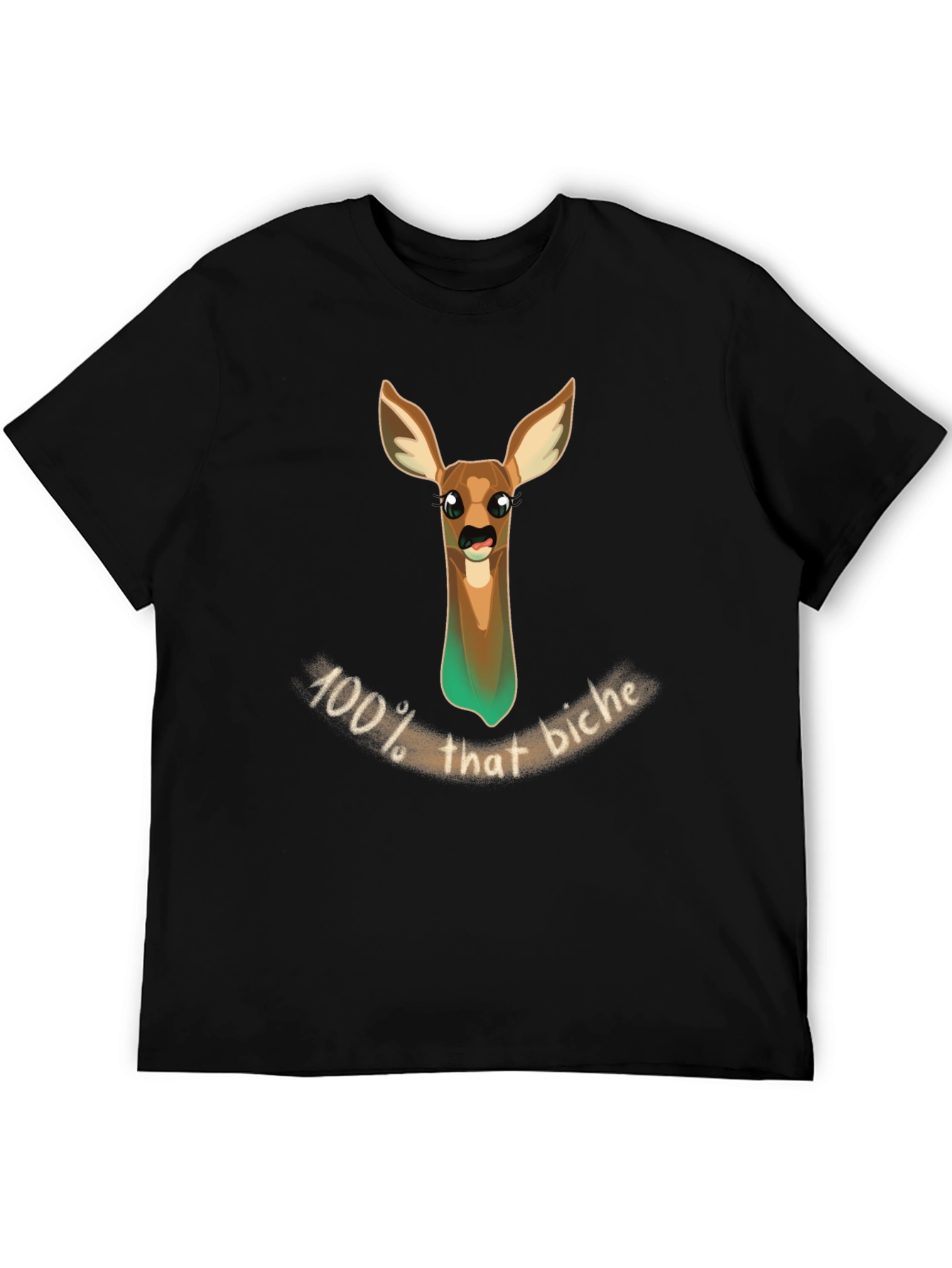 100% That Biche Deer Graphic Tee
