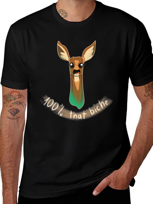 100% That Biche Deer Graphic Tee