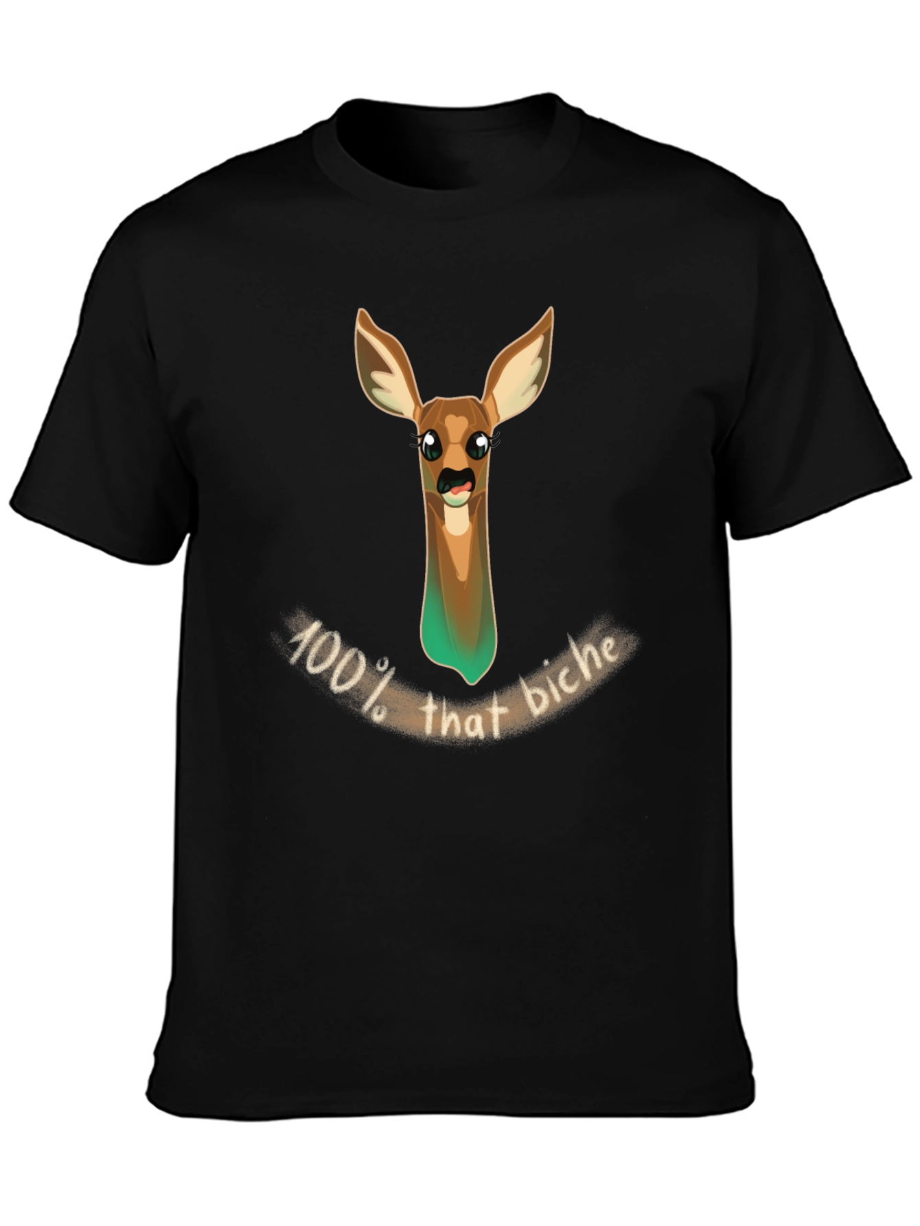 100% That Biche Deer Graphic Tee