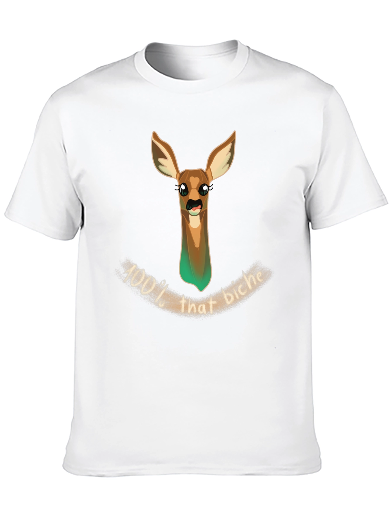 100% That Biche Deer Graphic Tee
