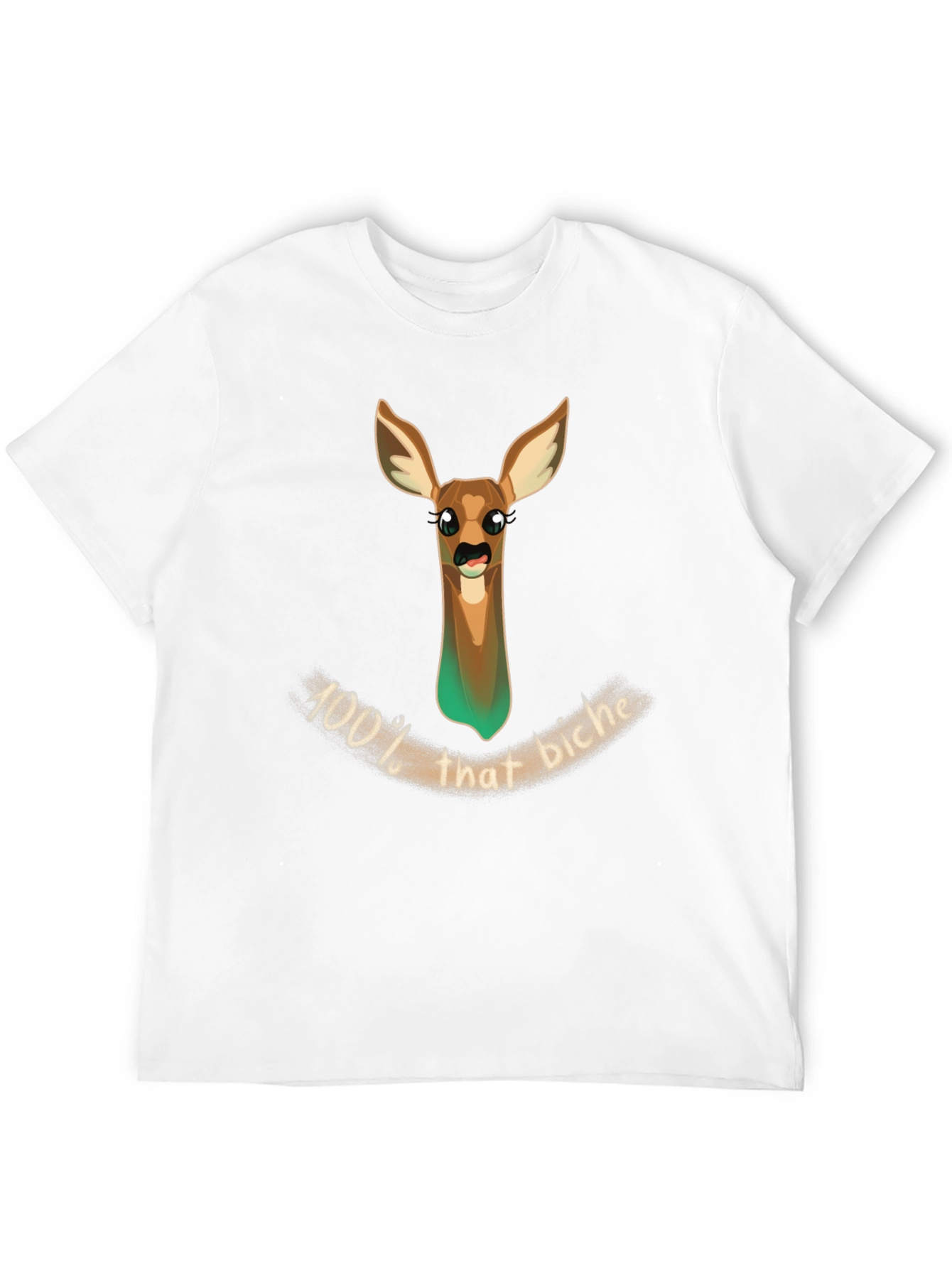 100% That Biche Deer Graphic Tee