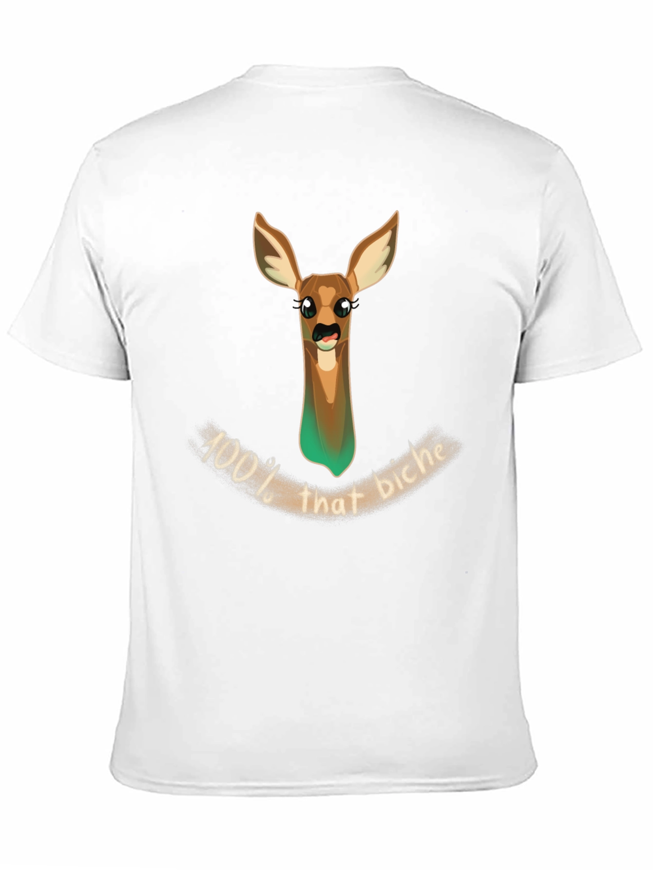100% That Biche Deer Graphic Tee