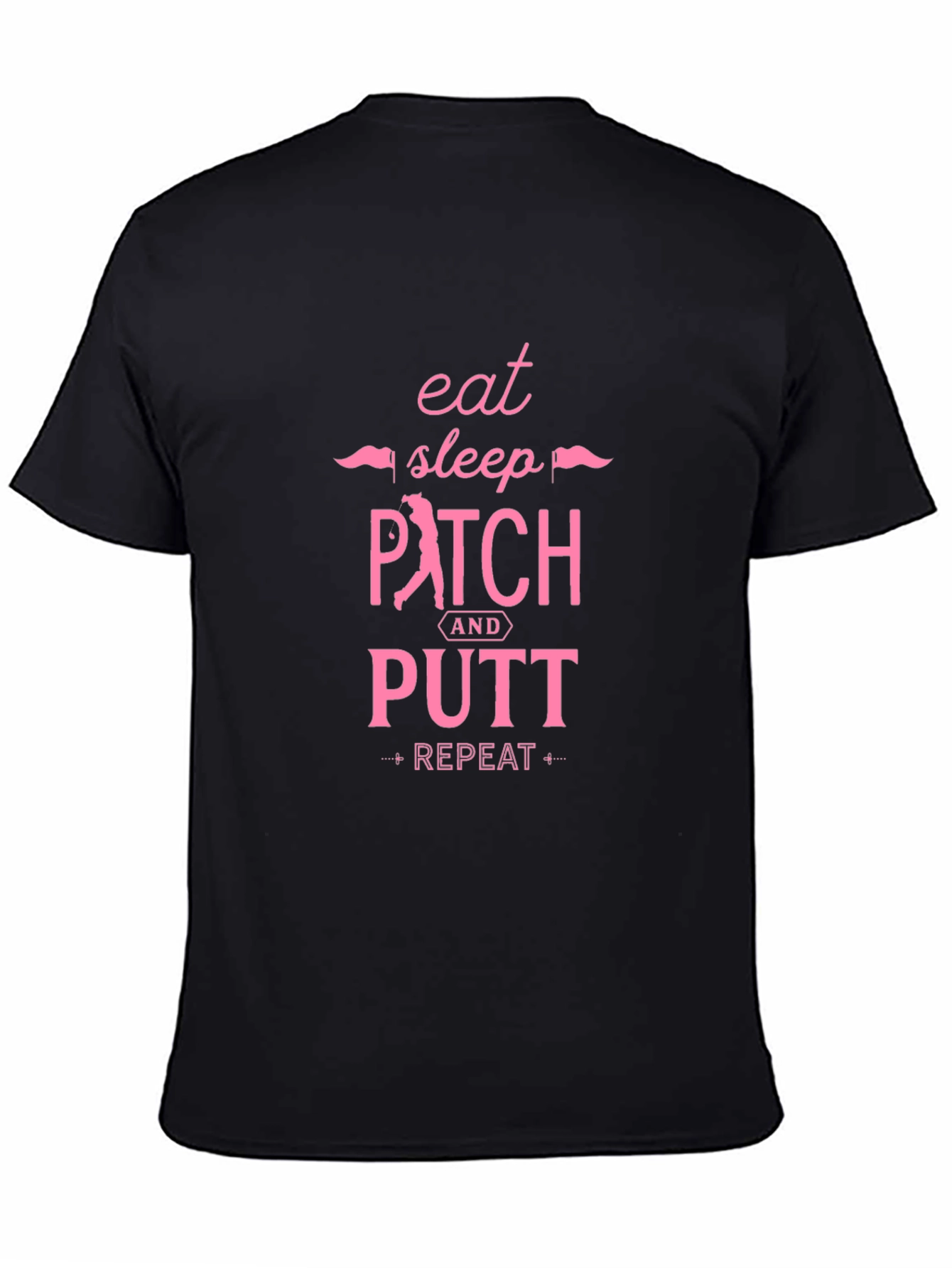 Eat Sleep Pitch & Putt Repeat Graphic Tee