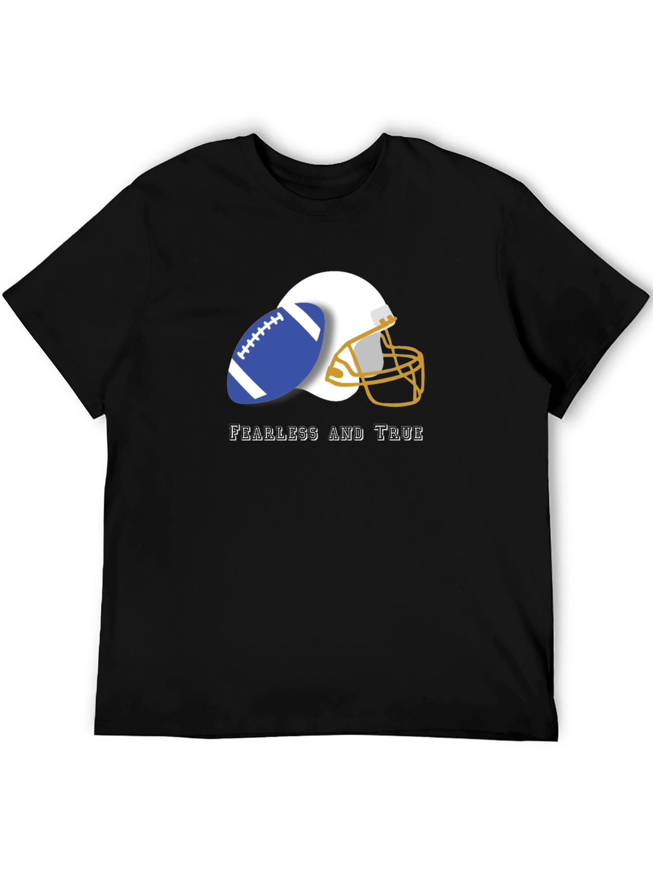 Fearless and True Football Tee