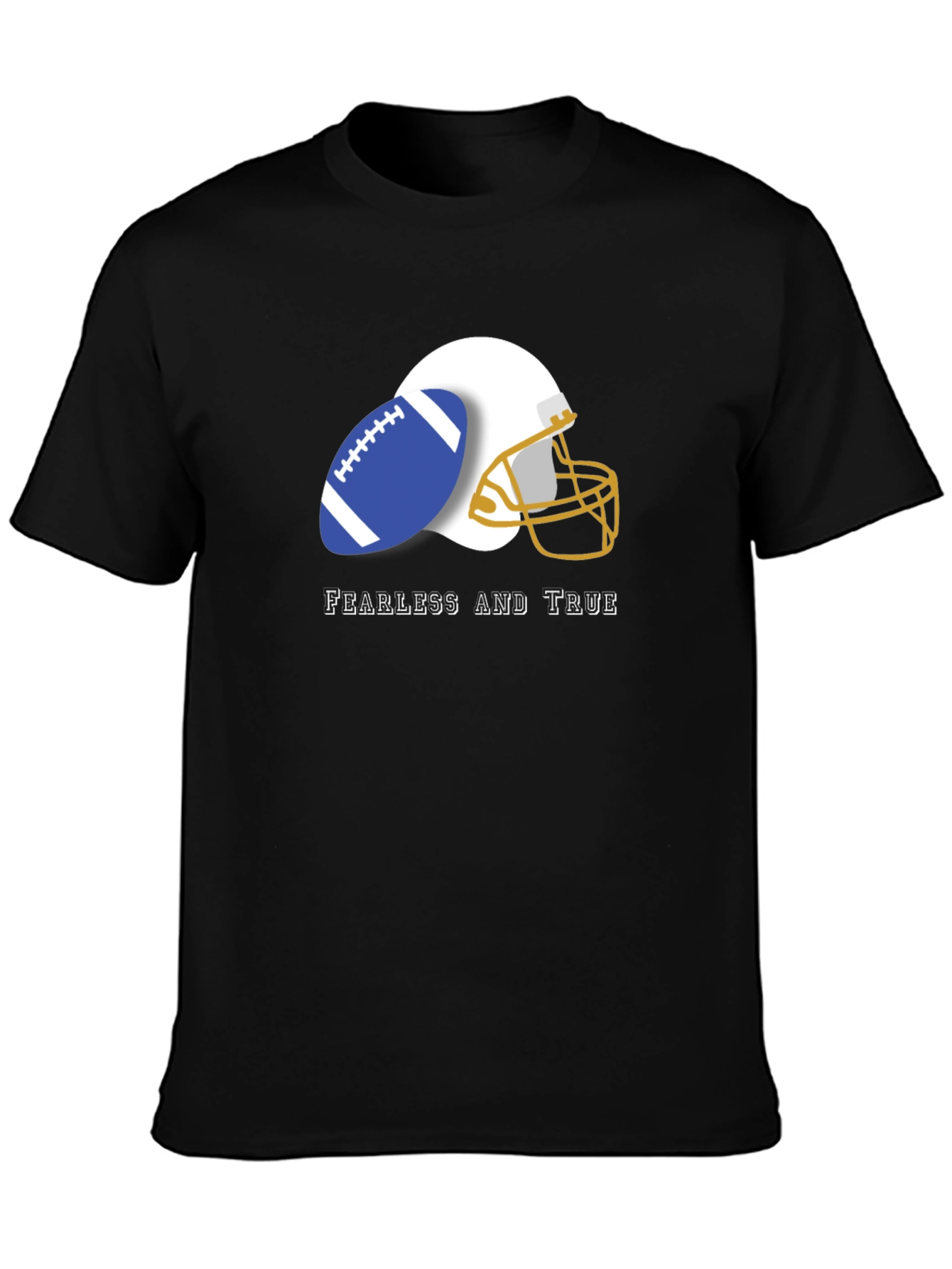 Fearless and True Football Tee