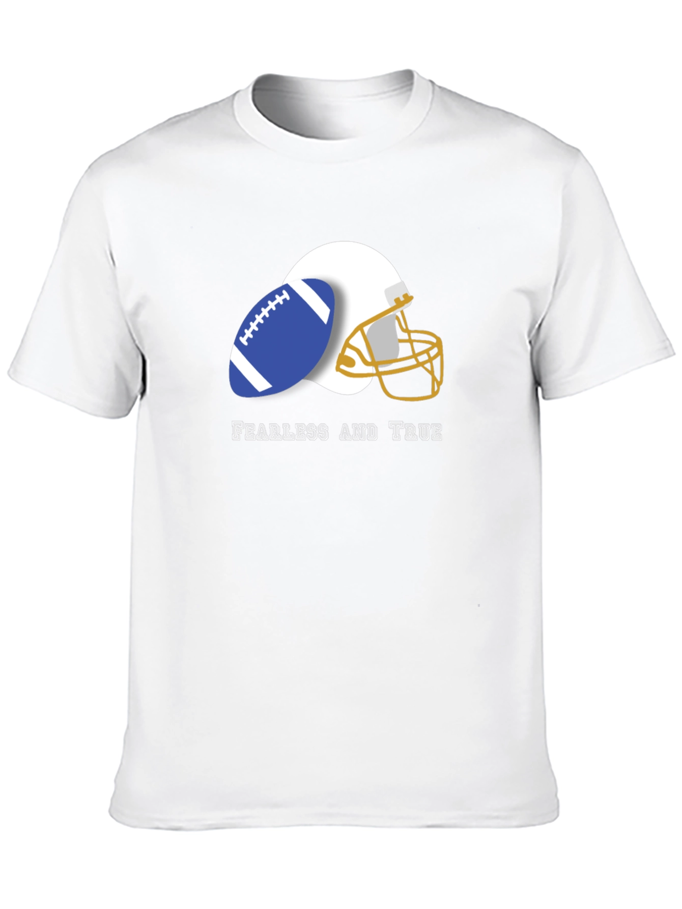 Fearless and True Football Tee