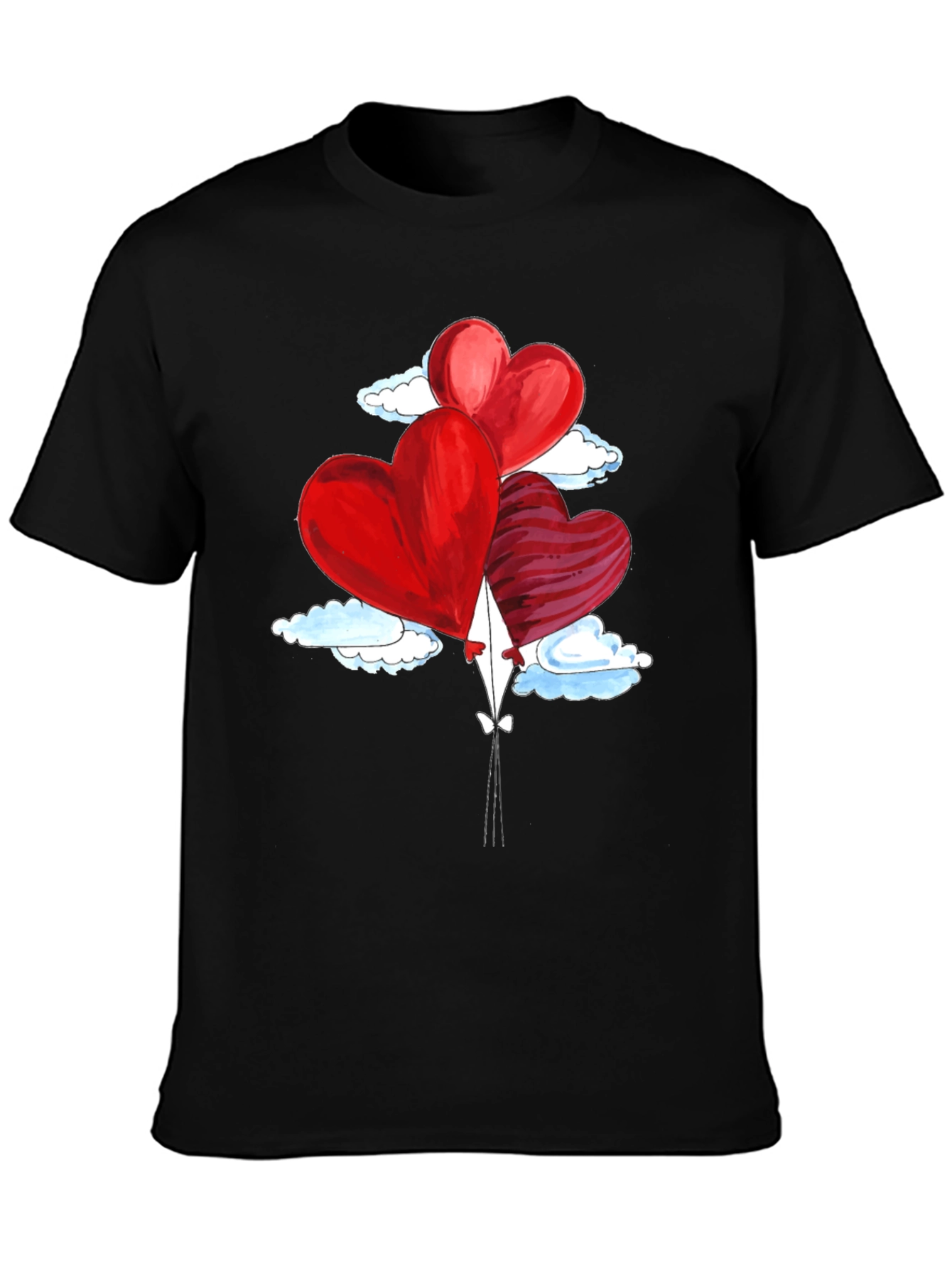 Heart Balloons Valentines T-Shirt