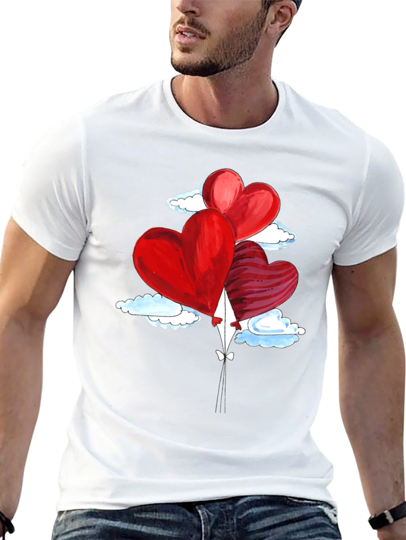 Heart Balloons Valentines T-Shirt