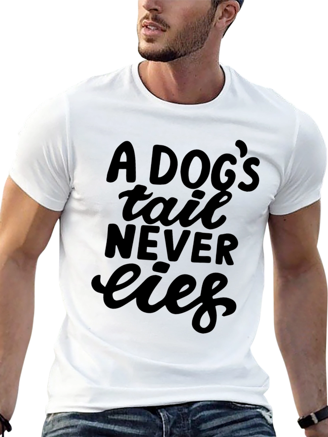 A Dogs Tail Never Lies Graphic Tee