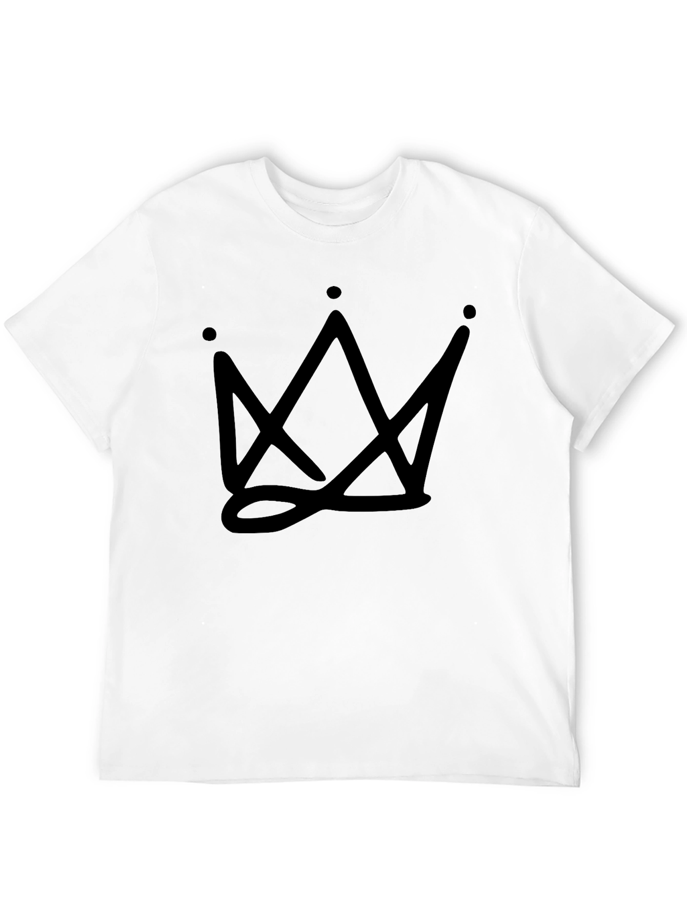 Crown Graphic Print Crew Neck T-Shirt