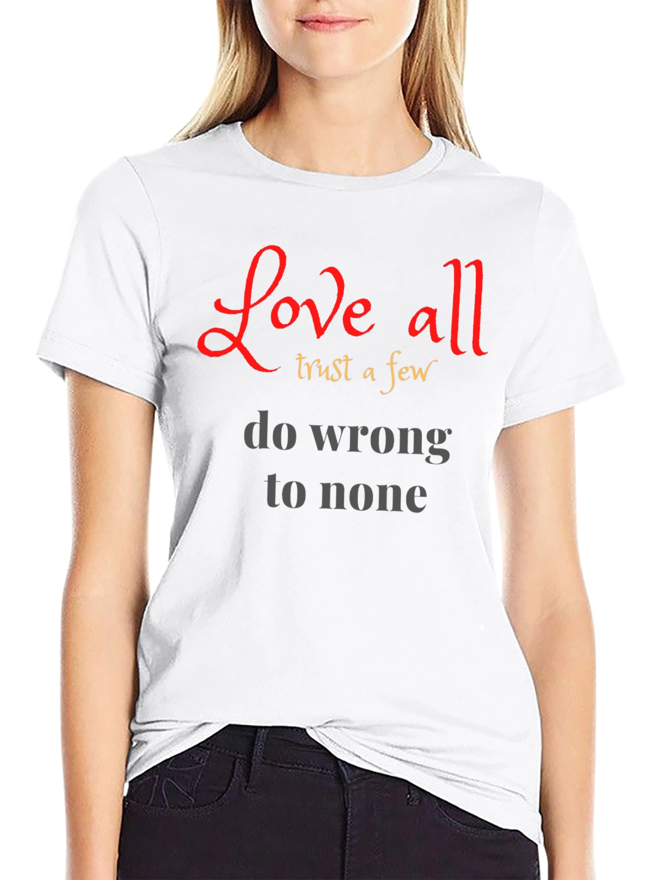 Love All Trust a Few Graphic T-Shirt