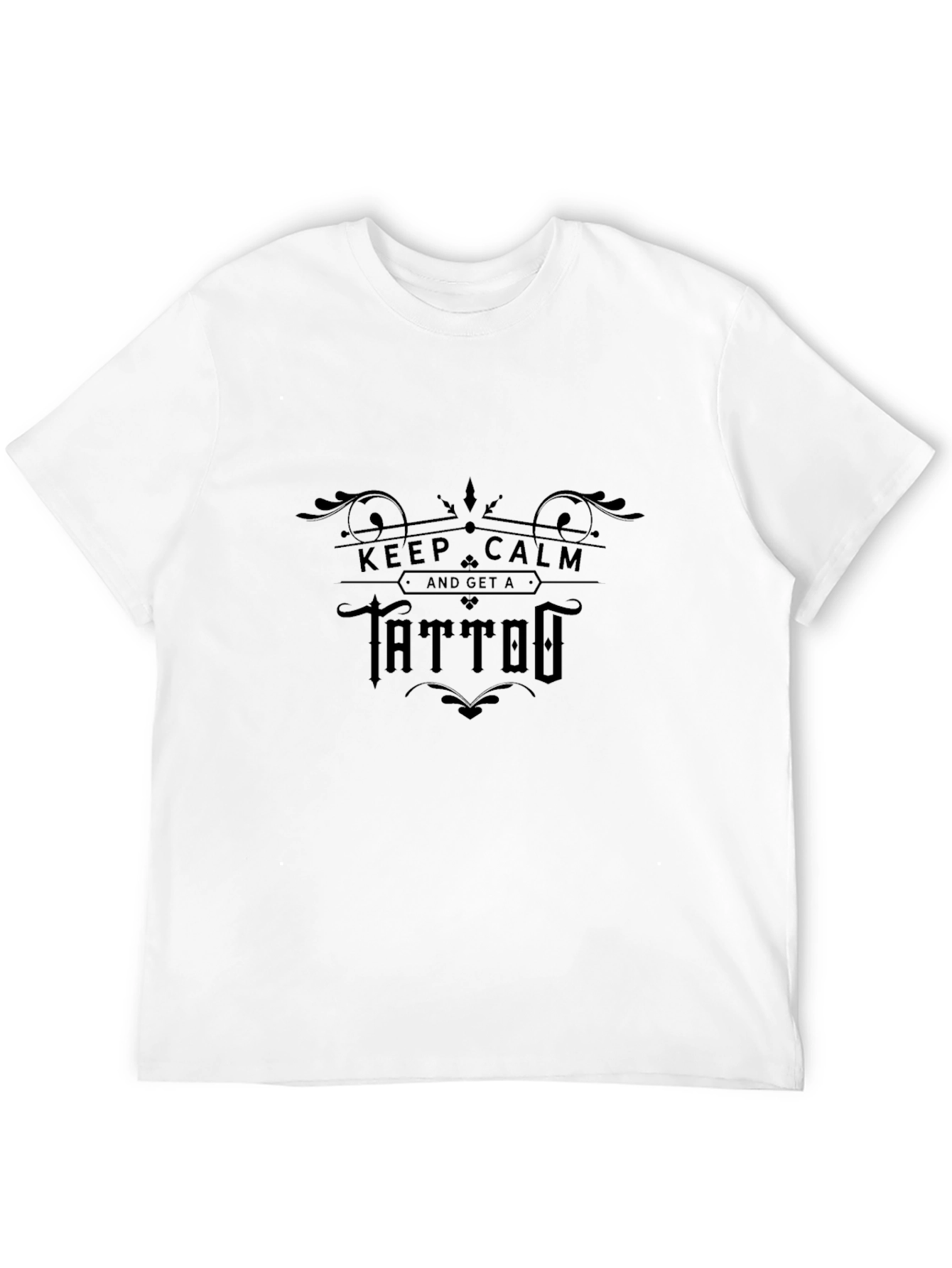 Keep Calm and Get a Tattoo Graphic T-Shirt