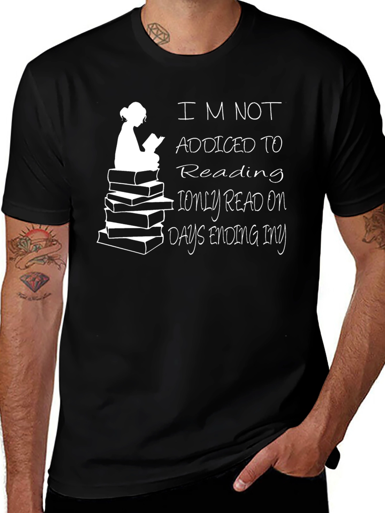 Funny Reader T-Shirt - Days Ending in Y