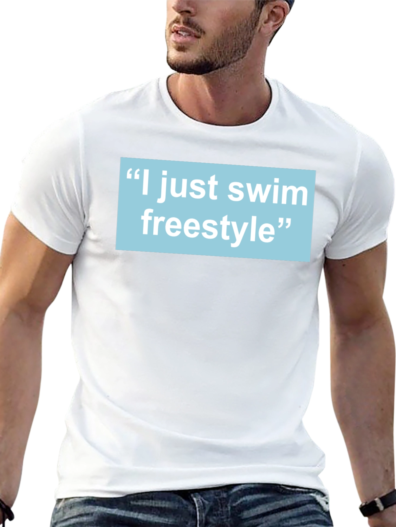 I Just Swim Freestyle T-Shirt - Swimmer Gift