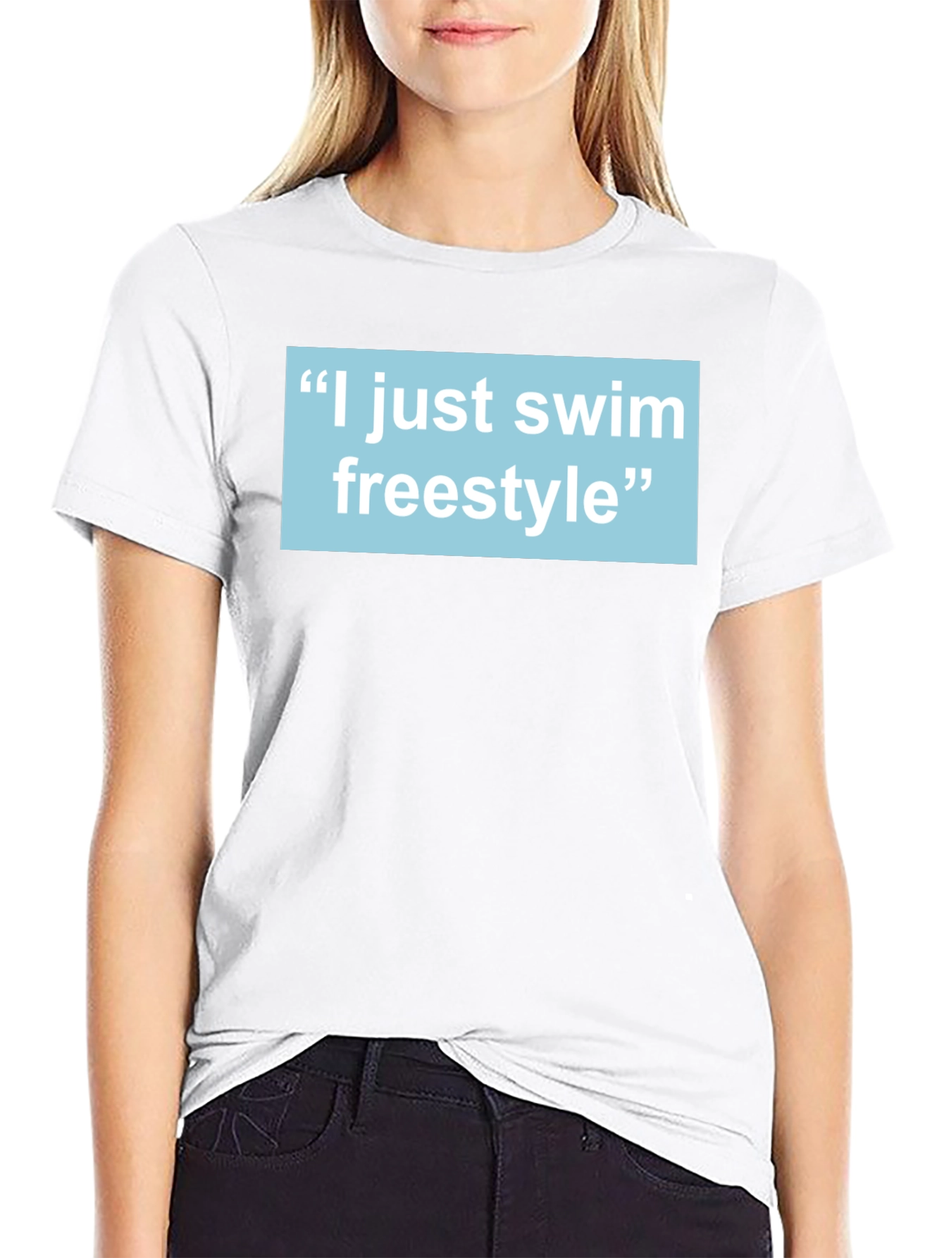 I Just Swim Freestyle T-Shirt - Swimmer Gift
