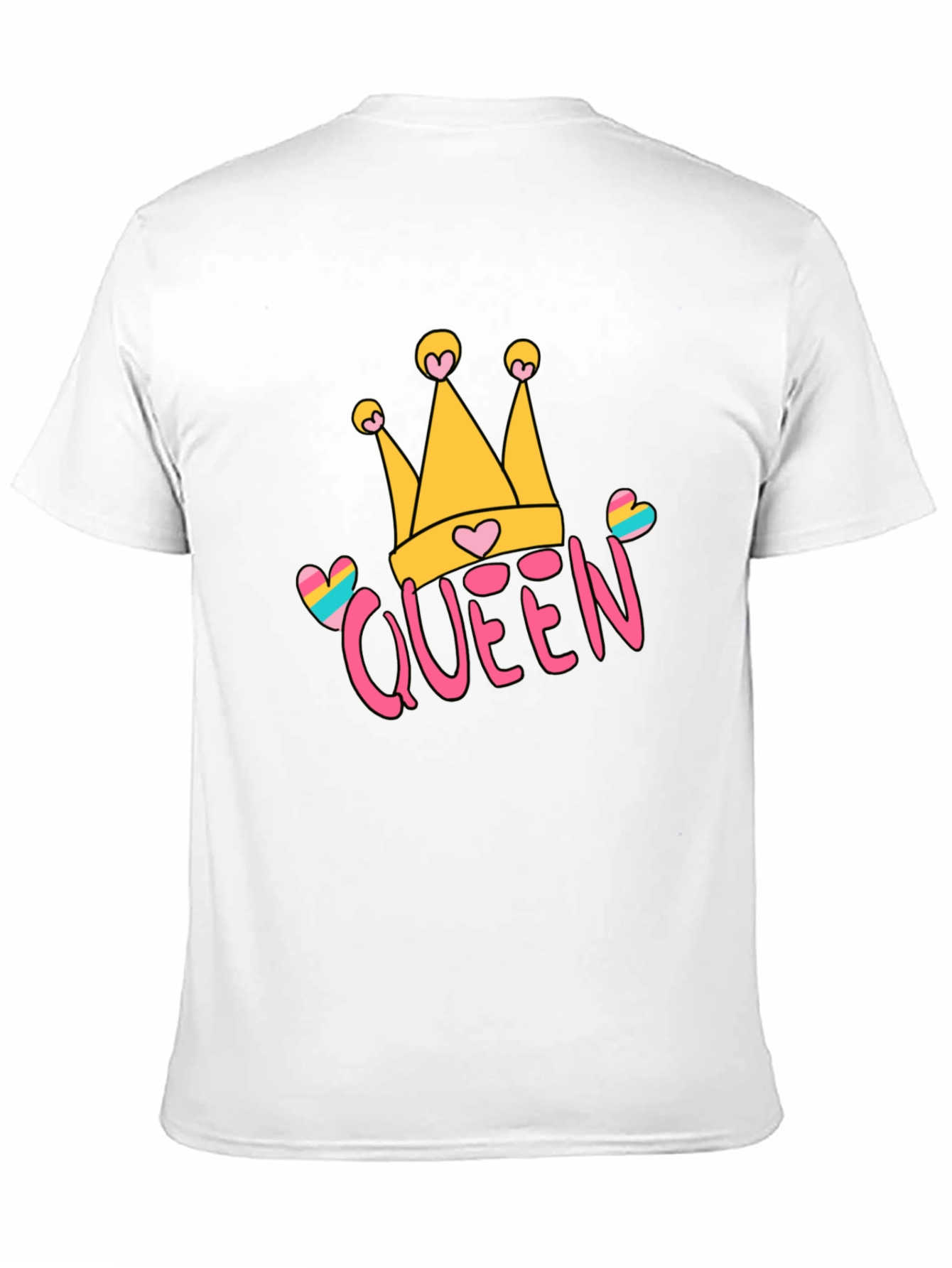 Queen Crown Graphic Tee - Trendy Casual Style