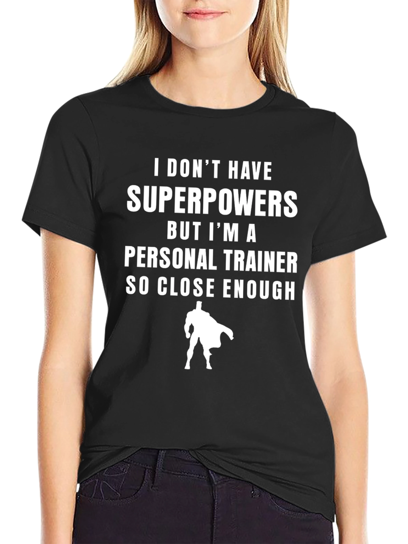 Personal Trainer Superhero T-Shirt - Funny Fitness Tee