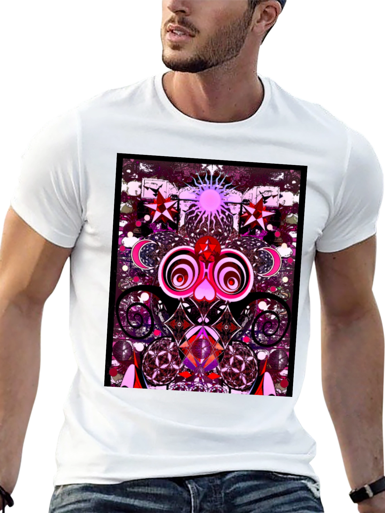 Psychedelic Art Graphic Tee