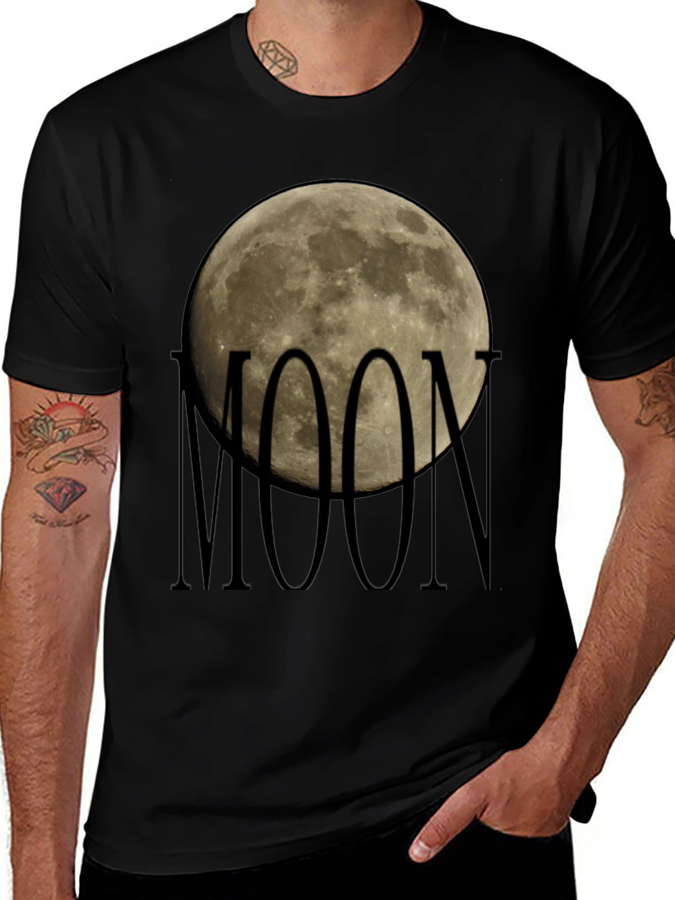 Moon Graphic T-Shirt - Lunar Celestial Tee