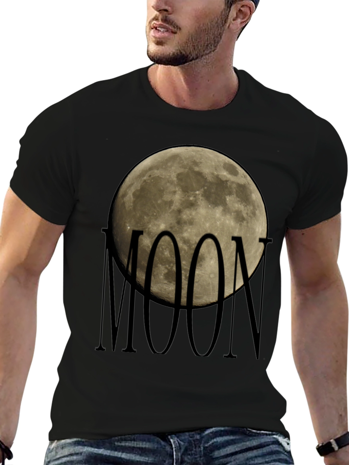 Moon Graphic T-Shirt - Lunar Celestial Tee