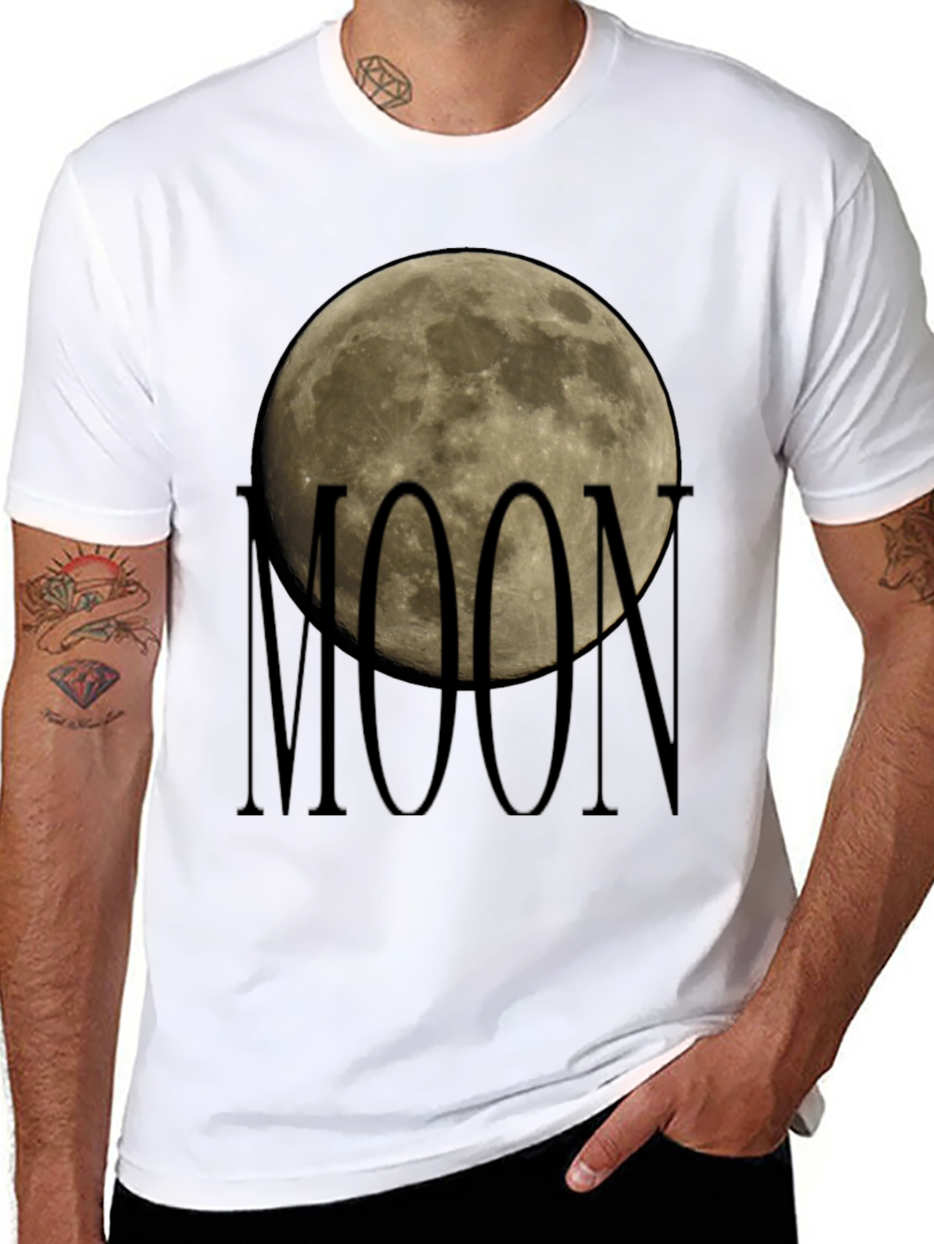 Moon Graphic T-Shirt - Lunar Celestial Tee