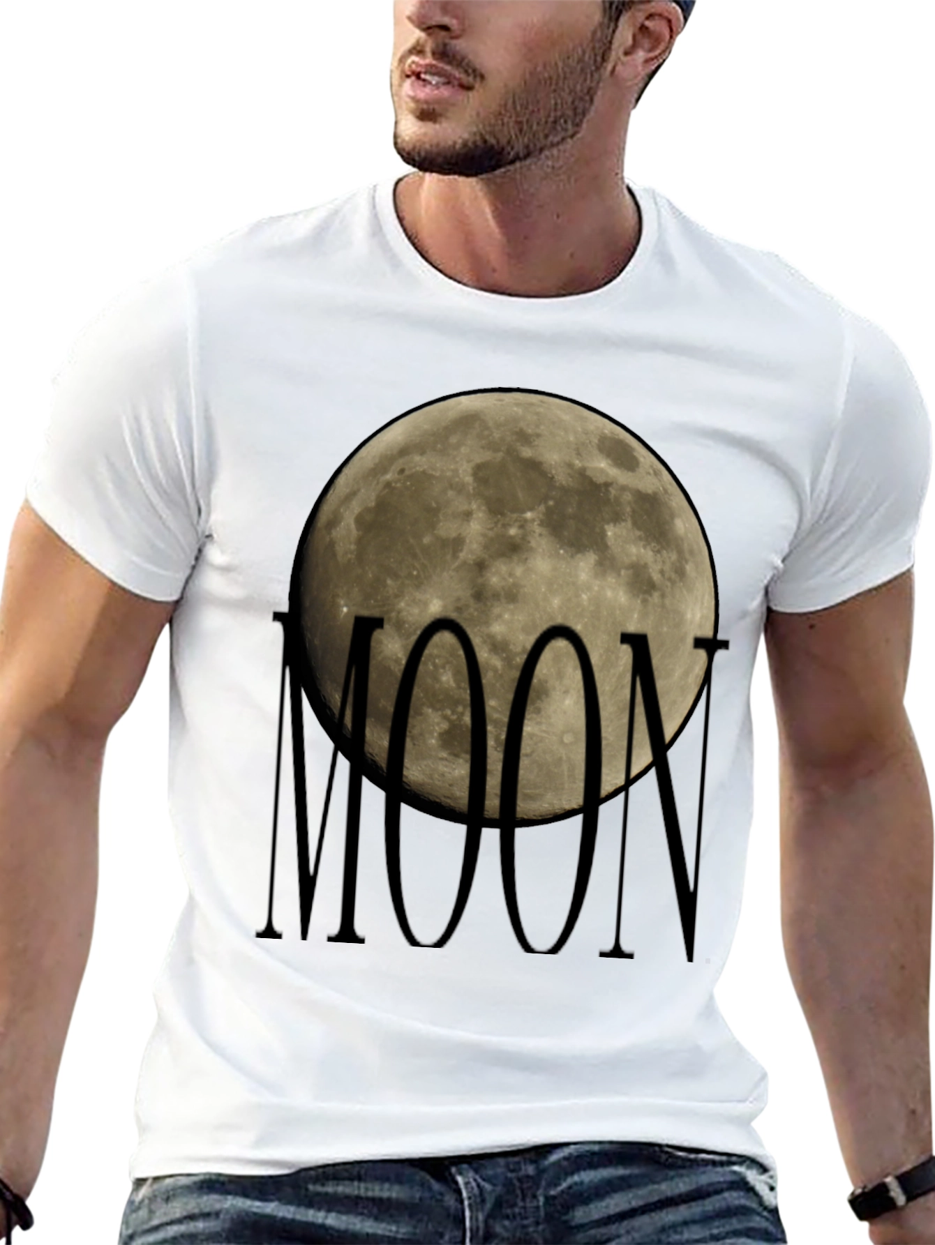 Moon Graphic T-Shirt - Lunar Celestial Tee