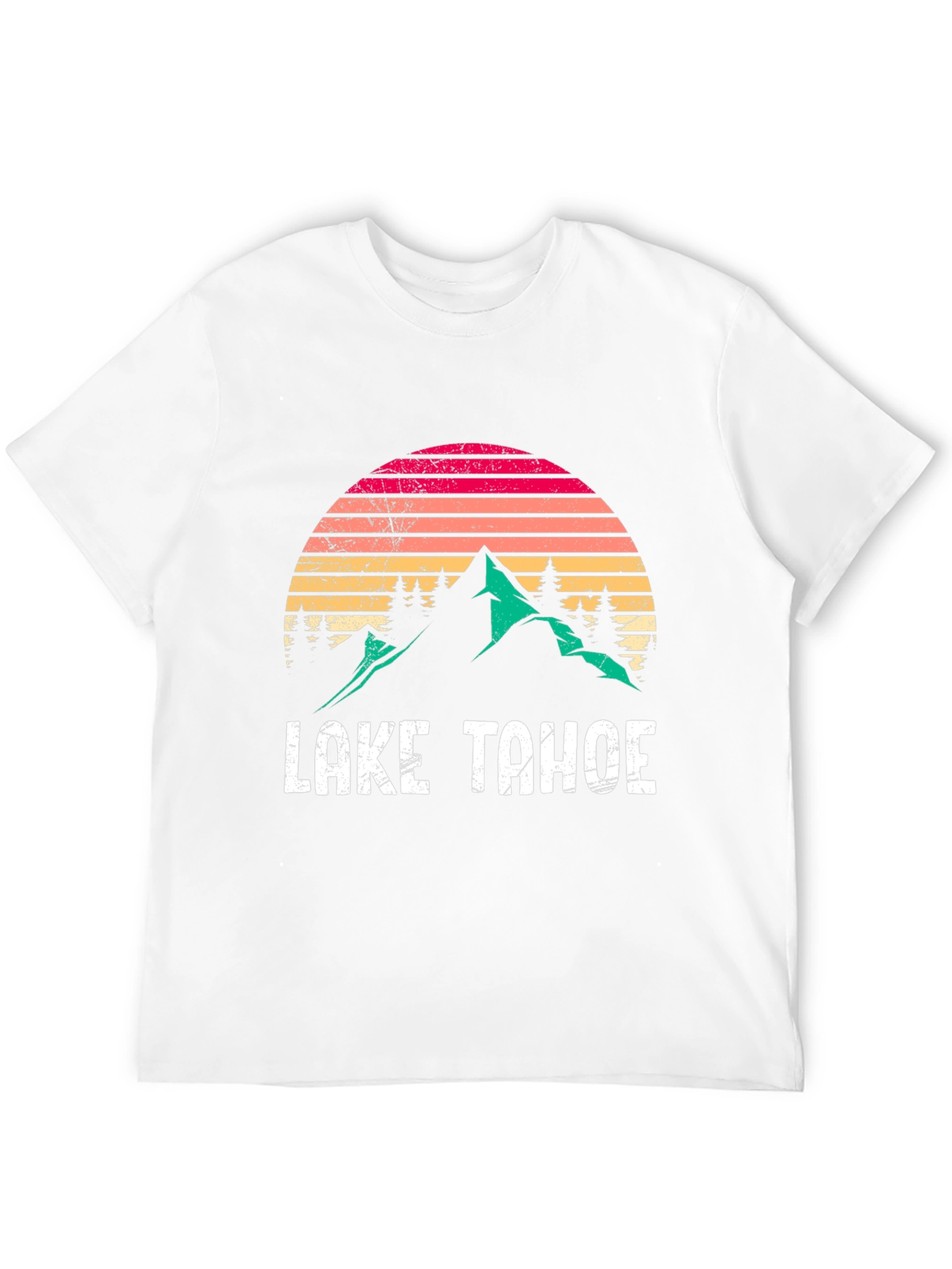 Lake Tahoe Graphic T-Shirt Retro Style