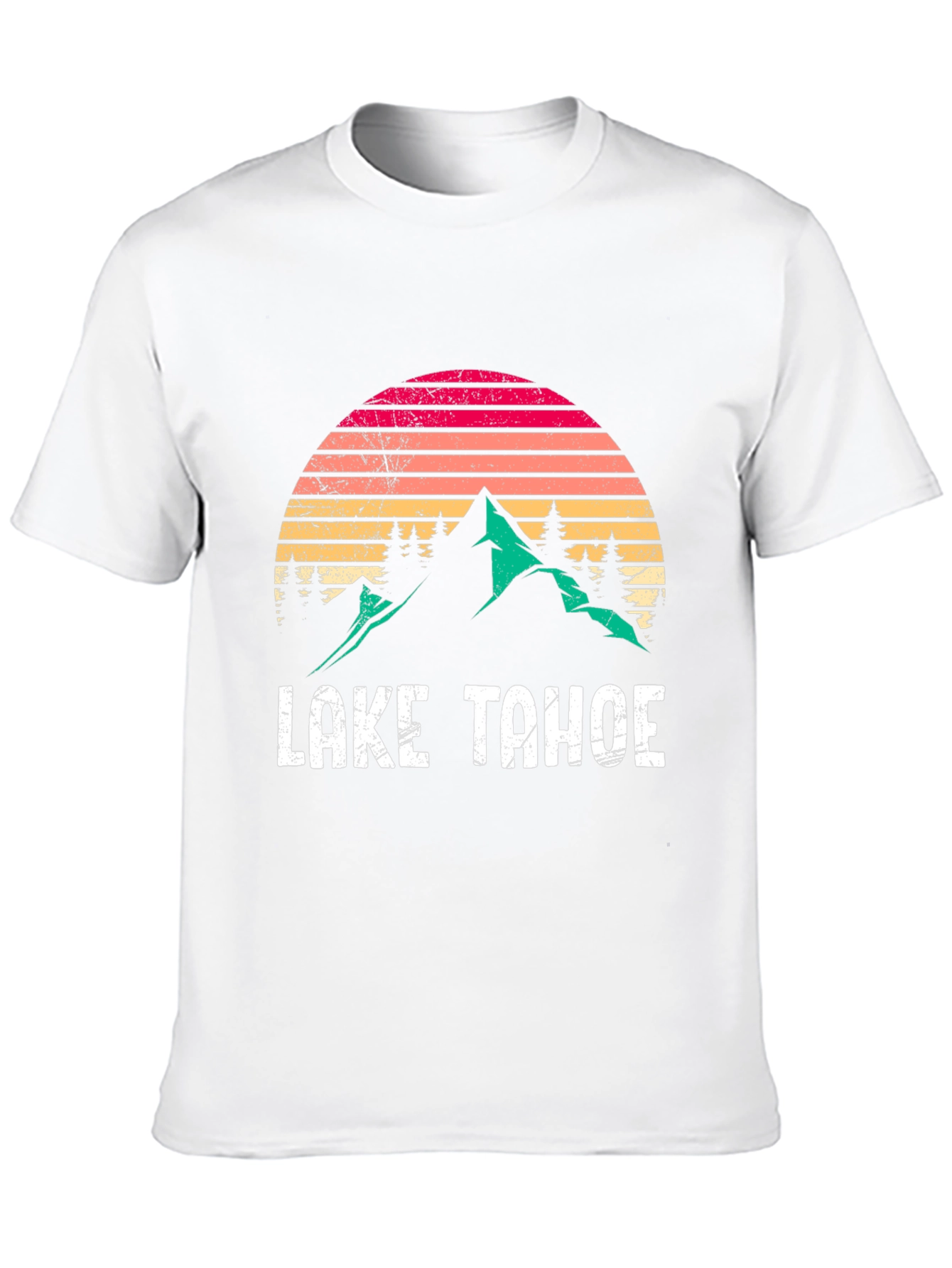 Lake Tahoe Graphic T-Shirt Retro Style
